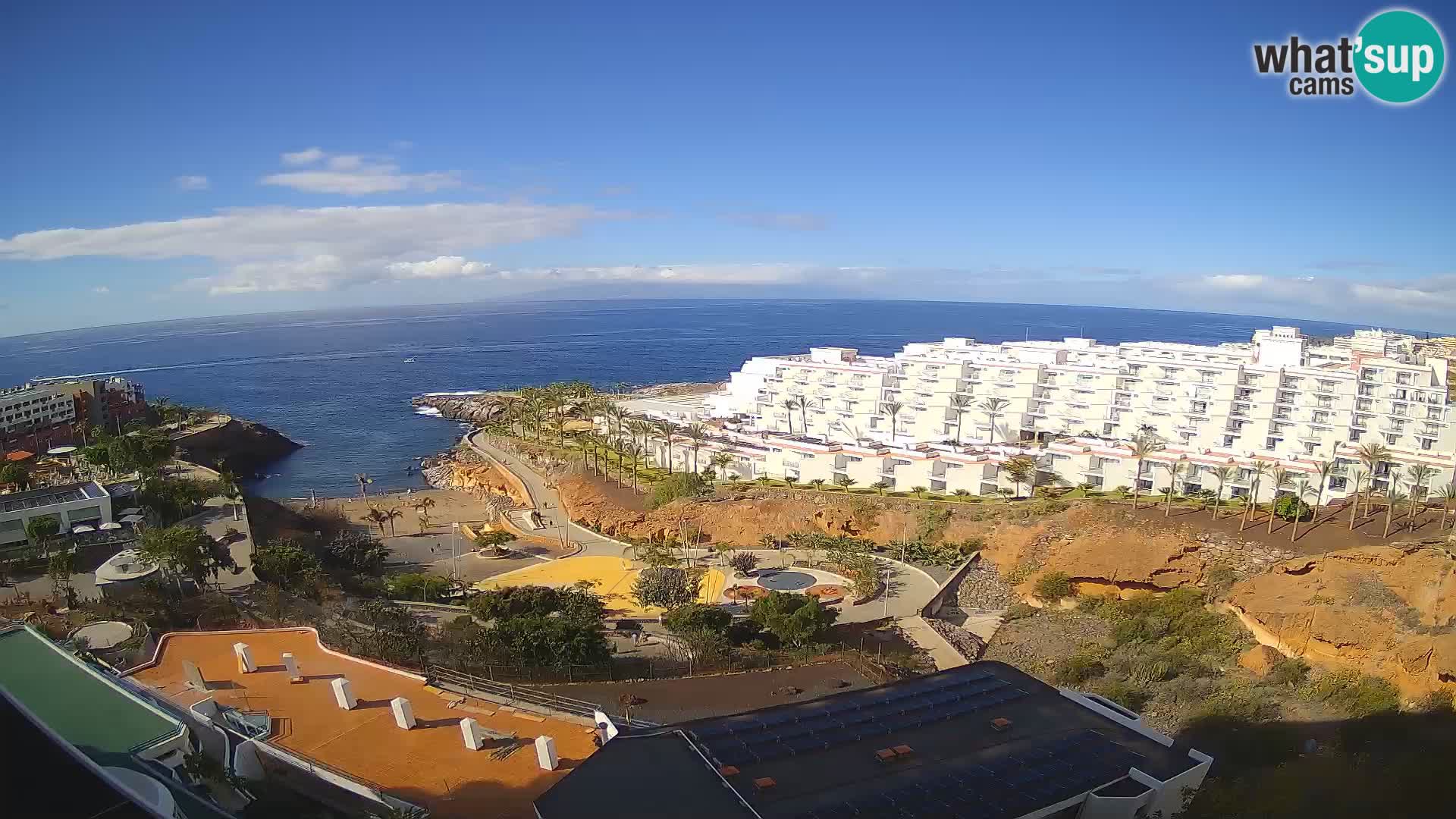 Web kamera uživo Playa de Las Galgas – Playa Paraiso – otok La Gomera – Costa Adeje – Tenerife