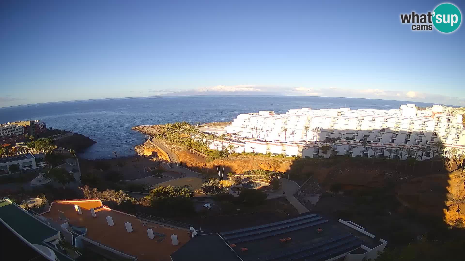 Web kamera uživo Playa de Las Galgas – Playa Paraiso – otok La Gomera – Costa Adeje – Tenerife