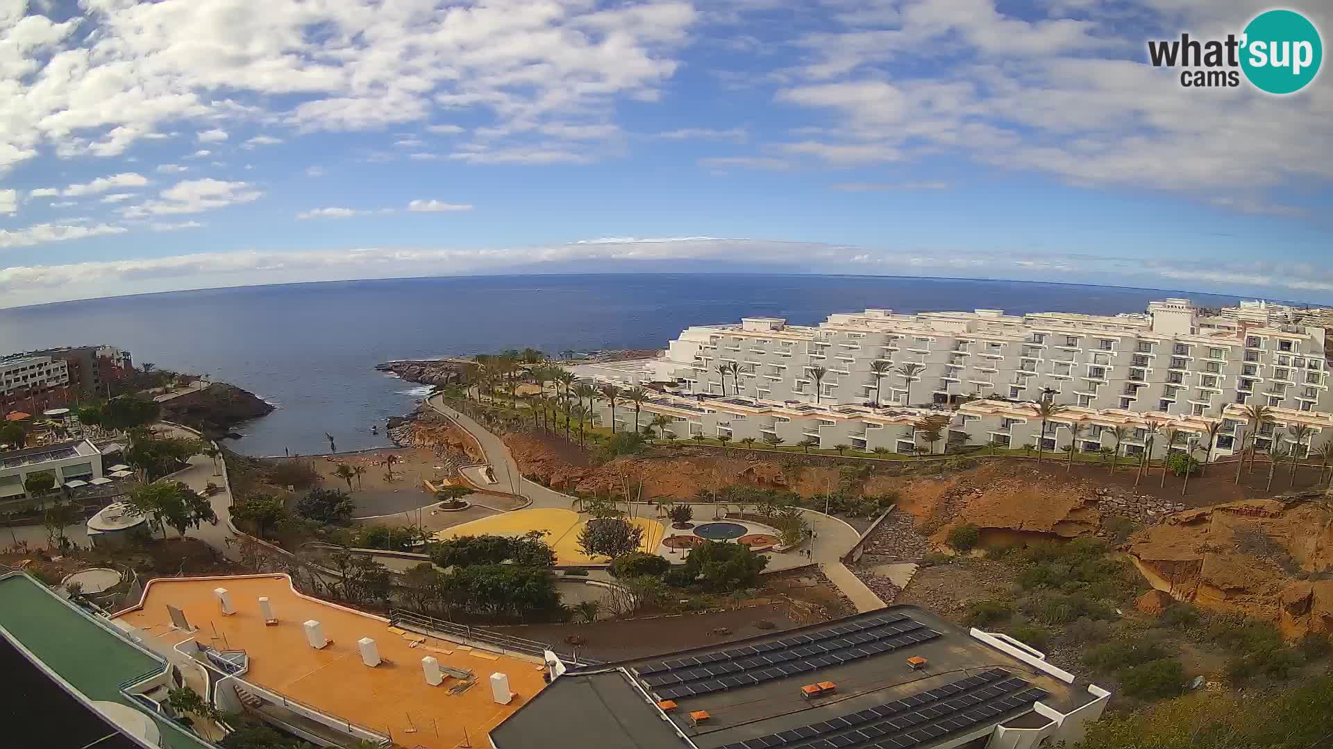 Live-Webcam Las Galgas Strand – Playa Paraiso – Insel La Gomera – Costa Adeje – Teneriffa