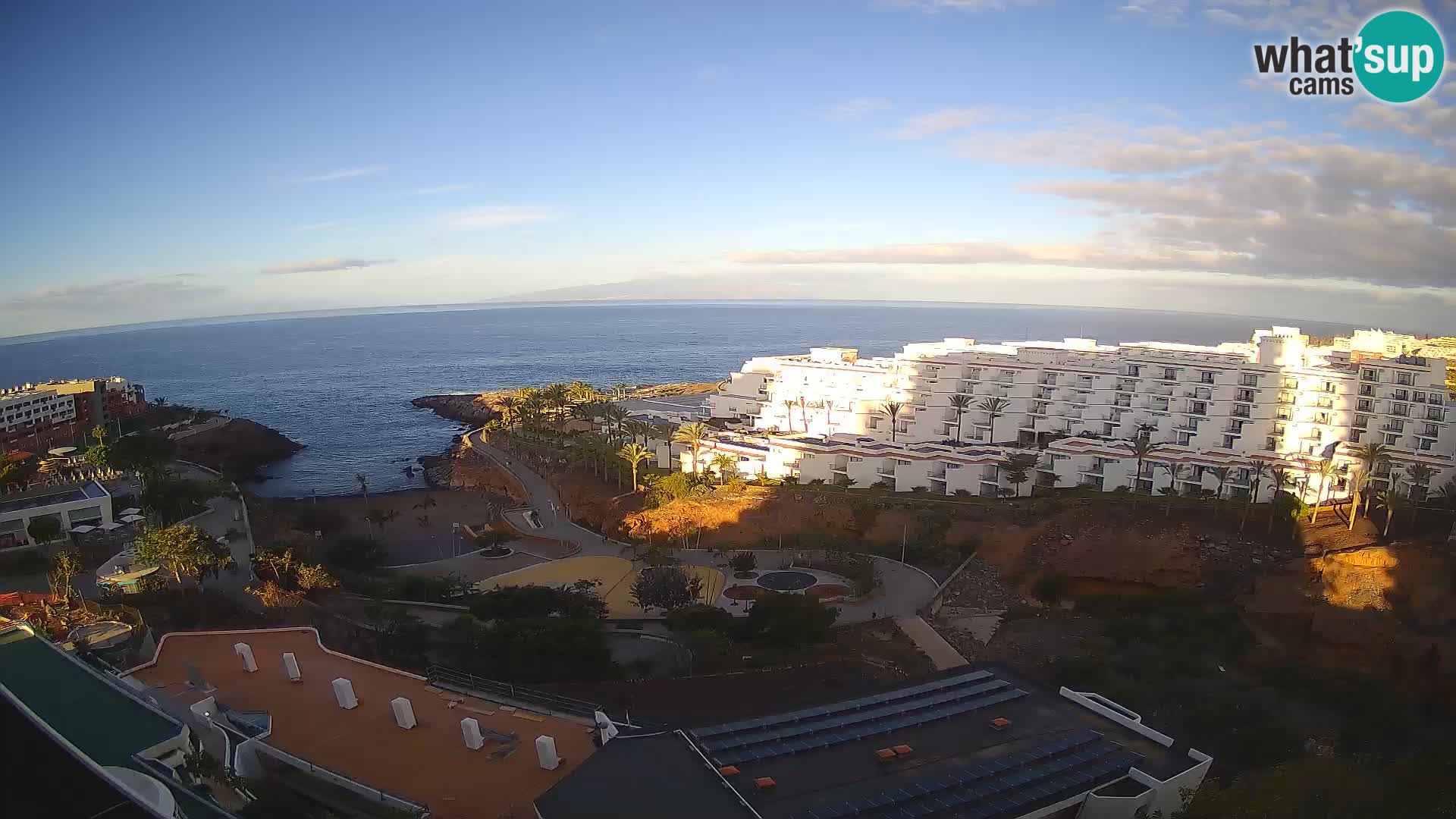 Web kamera uživo Playa de Las Galgas – Playa Paraiso – otok La Gomera – Costa Adeje – Tenerife