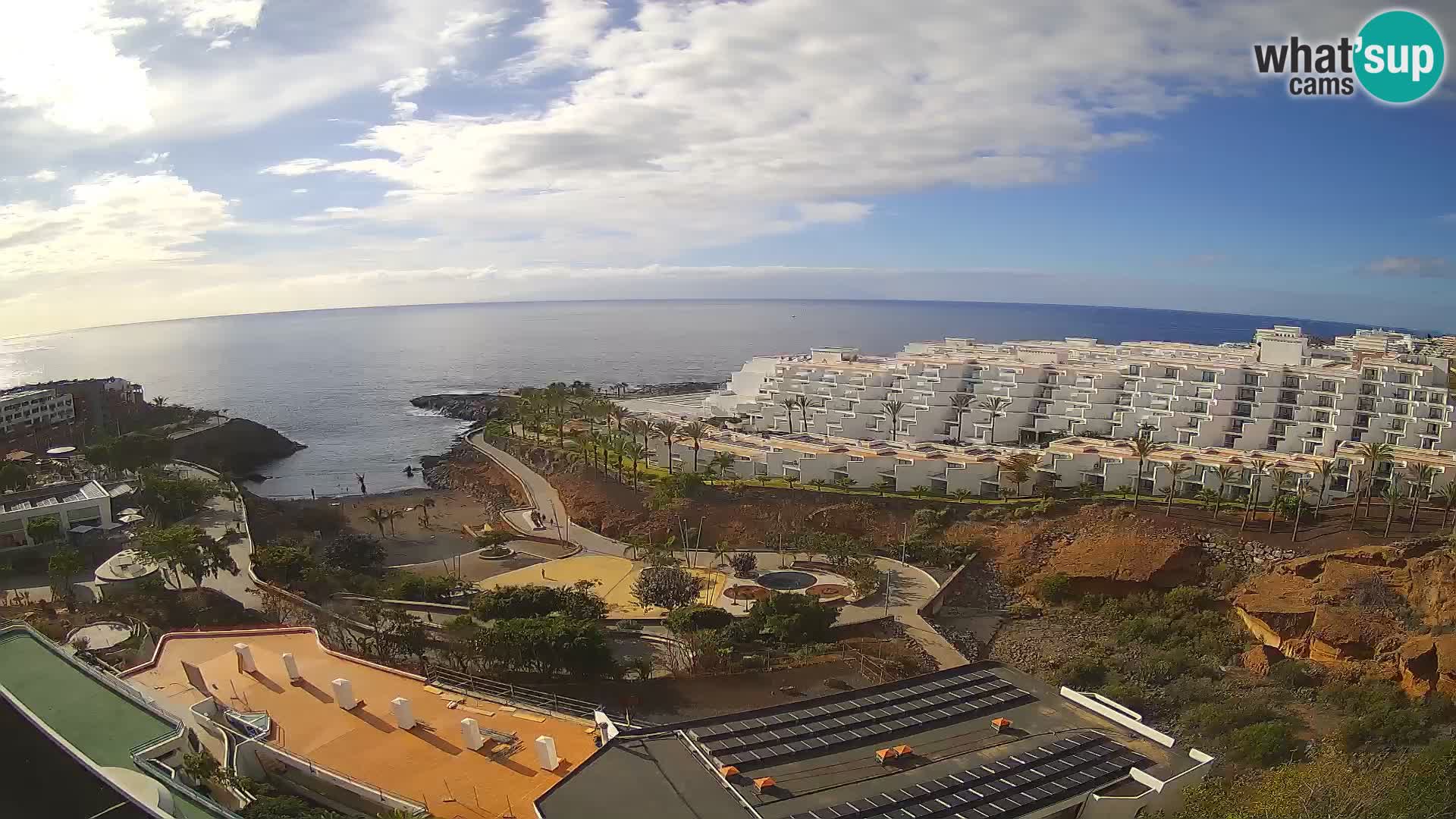 Webcam live spiaggia Las Galgas – Playa Paraiso – Isola La Gomera – Costa Adeje – Tenerife