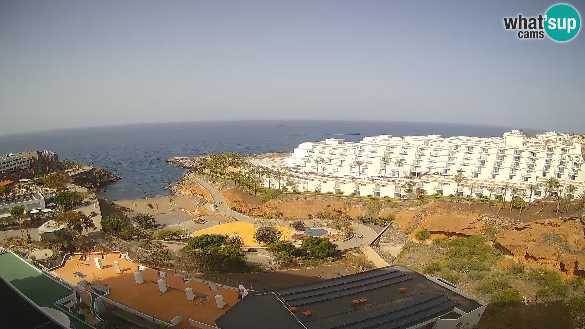Spletna kamera v živo Las Galgas plaža – Playa Paraiso – otok La Gomera – Costa Adeje – Tenerife