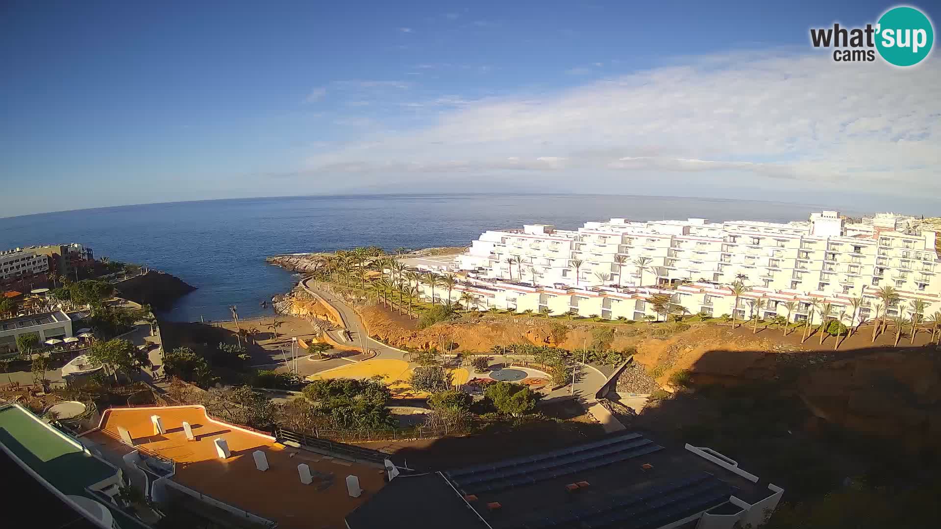 Webcam en vivo Playa de Las Galgas – Playa Paraíso – Isla de La Gomera – Costa Adeje – Tenerife