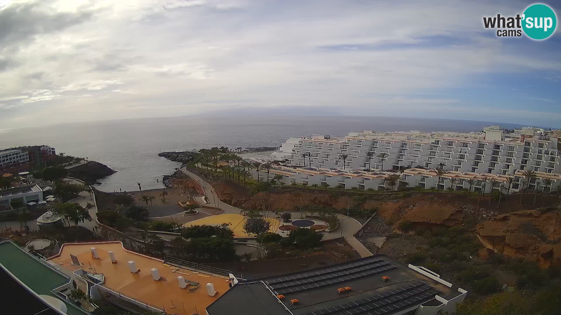 Webcam en vivo Playa de Las Galgas – Playa Paraíso – Isla de La Gomera – Costa Adeje – Tenerife
