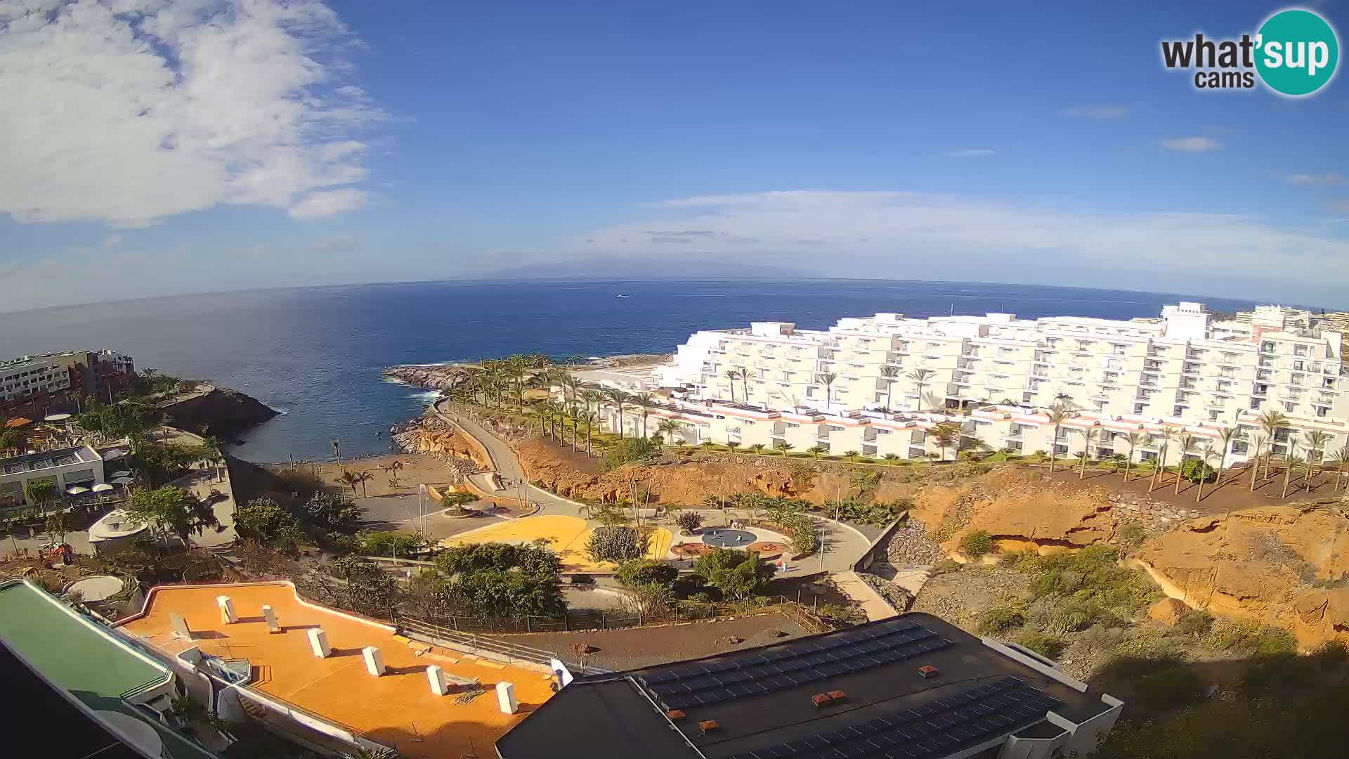 Webcam live spiaggia Las Galgas – Playa Paraiso – Isola La Gomera – Costa Adeje – Tenerife