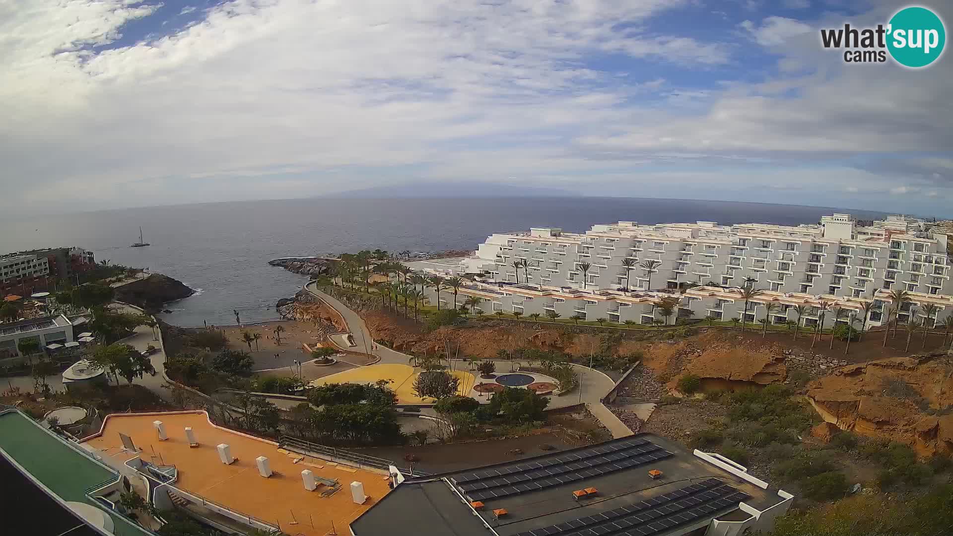 Webcam en direct Playa de Las Galgas – Playa Paraiso – île de La Gomera – Costa Adeje – Tenerife