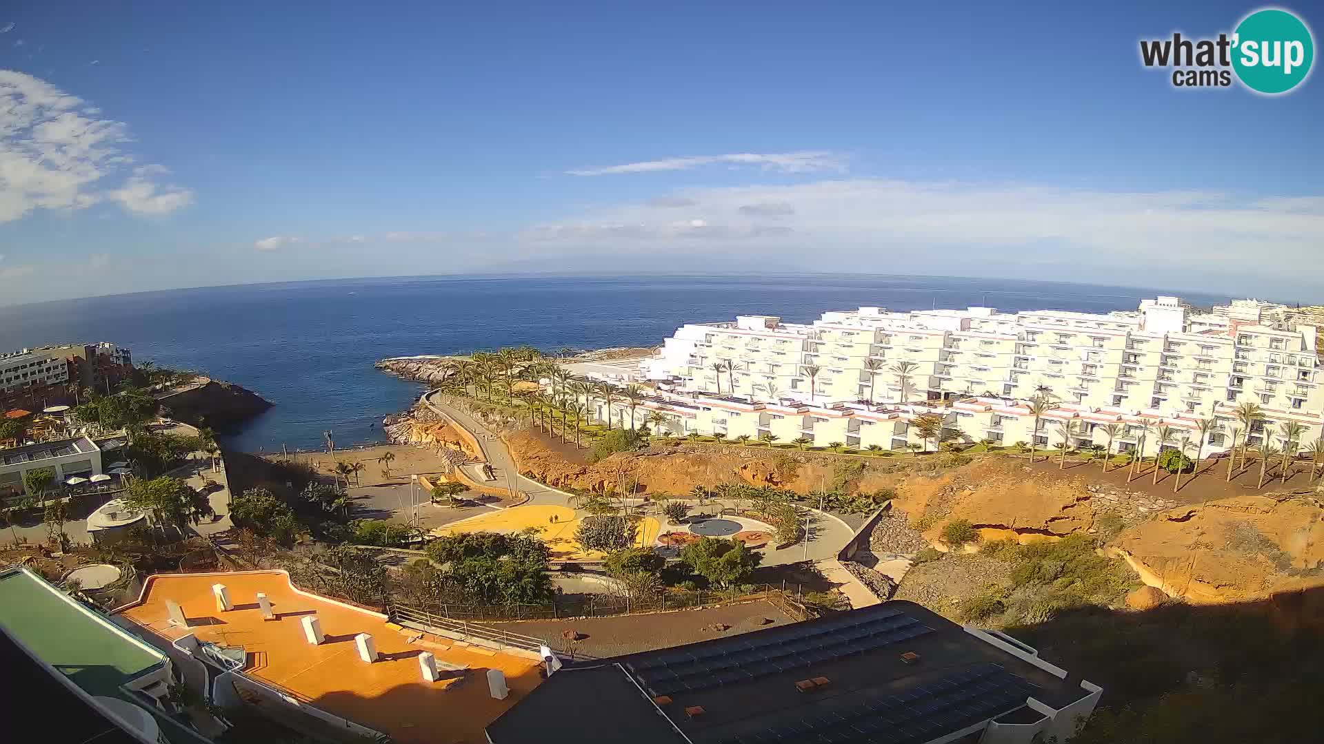Webcam en direct Playa de Las Galgas – Playa Paraiso – île de La Gomera – Costa Adeje – Tenerife