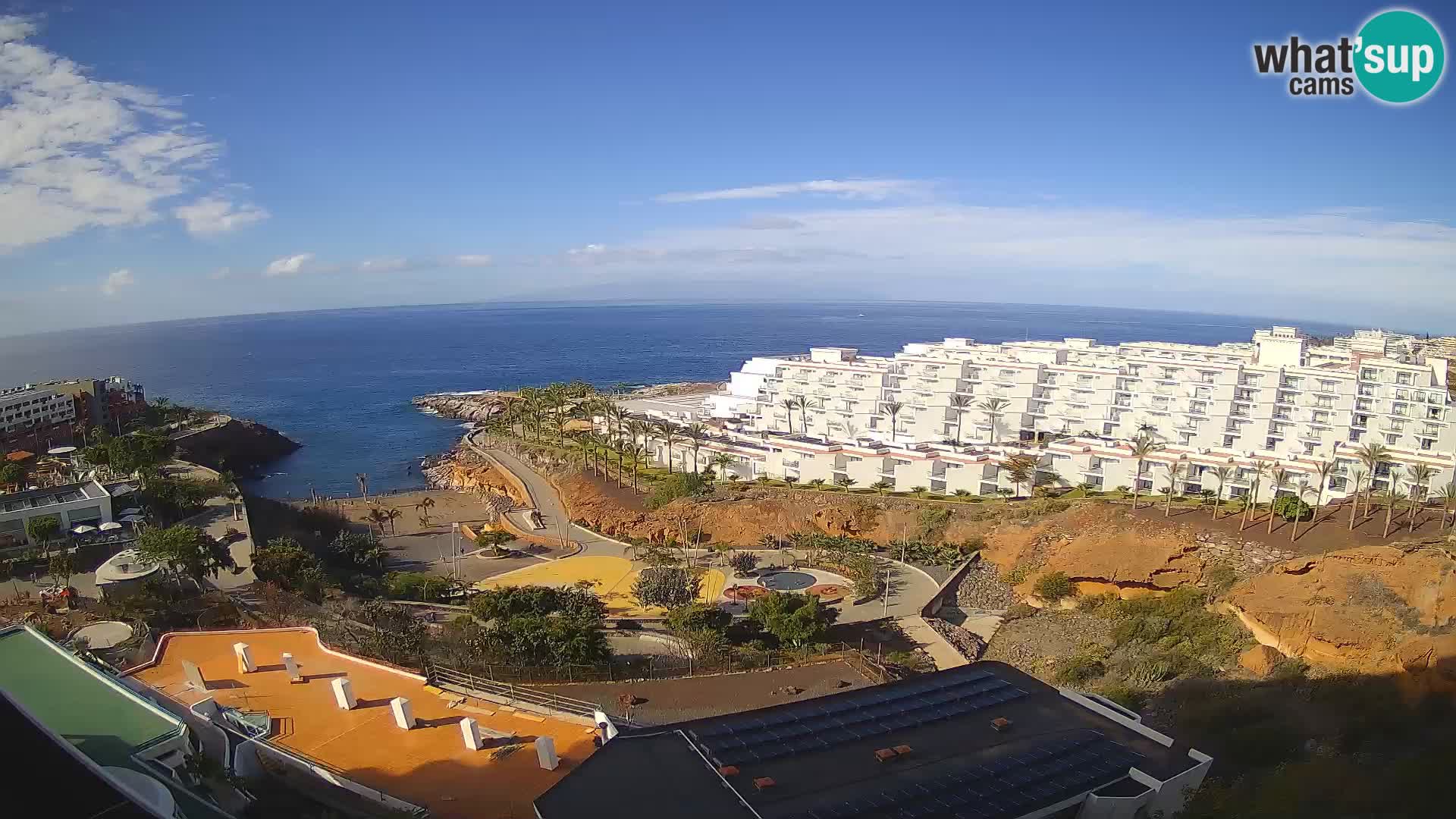 Web kamera uživo Playa de Las Galgas – Playa Paraiso – otok La Gomera – Costa Adeje – Tenerife