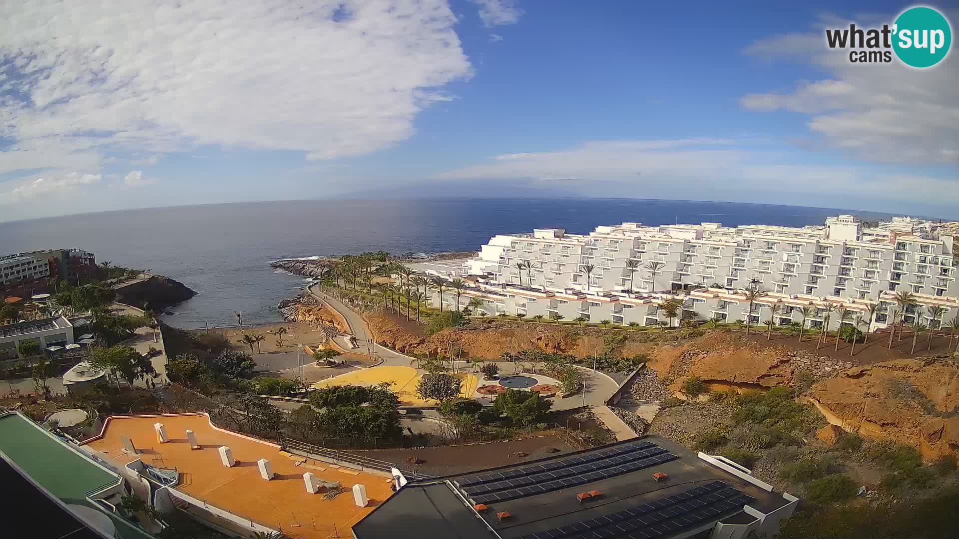 Webcam en vivo Playa de Las Galgas – Playa Paraíso – Isla de La Gomera – Costa Adeje – Tenerife