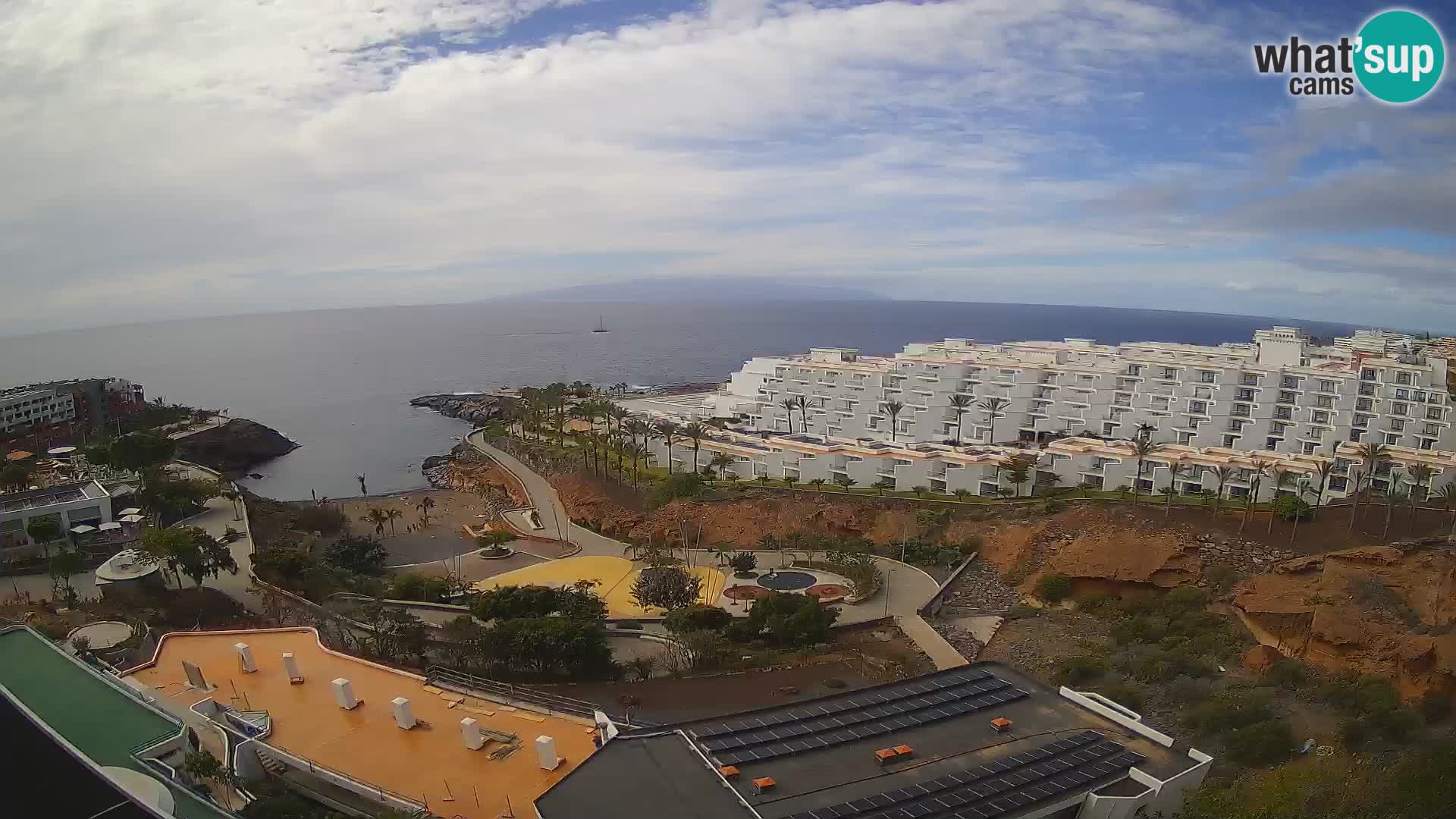 Webcam en vivo Playa de Las Galgas – Playa Paraíso – Isla de La Gomera – Costa Adeje – Tenerife