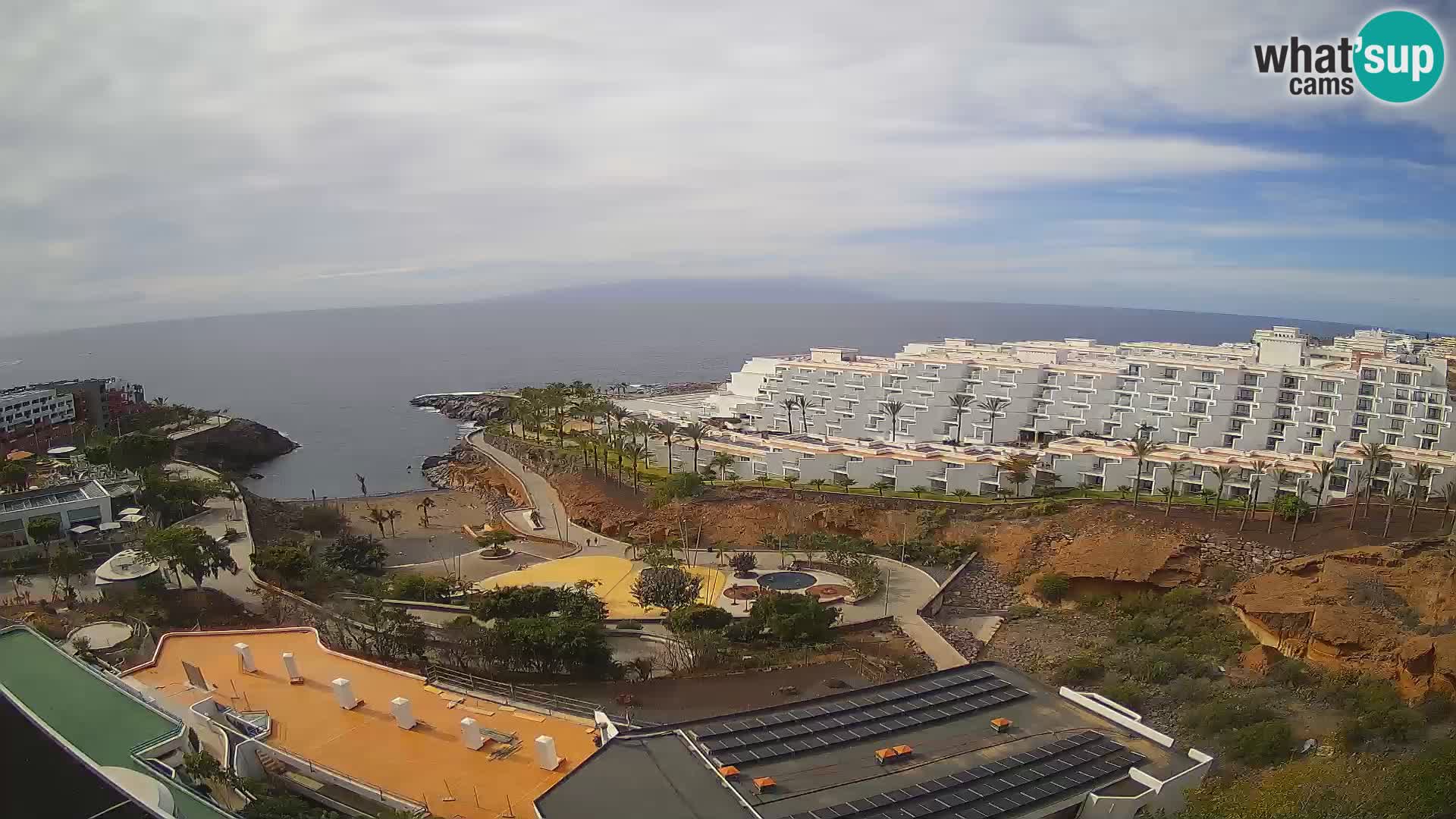 Web kamera uživo Playa de Las Galgas – Playa Paraiso – otok La Gomera – Costa Adeje – Tenerife