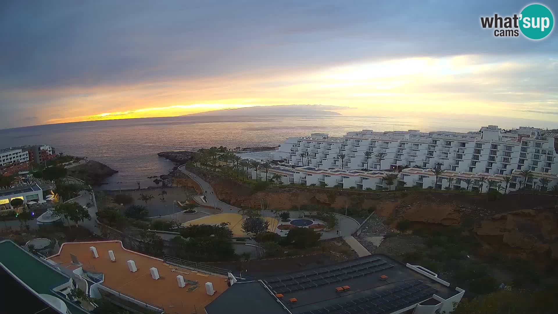 Webcam live spiaggia Las Galgas – Playa Paraiso – Isola La Gomera – Costa Adeje – Tenerife