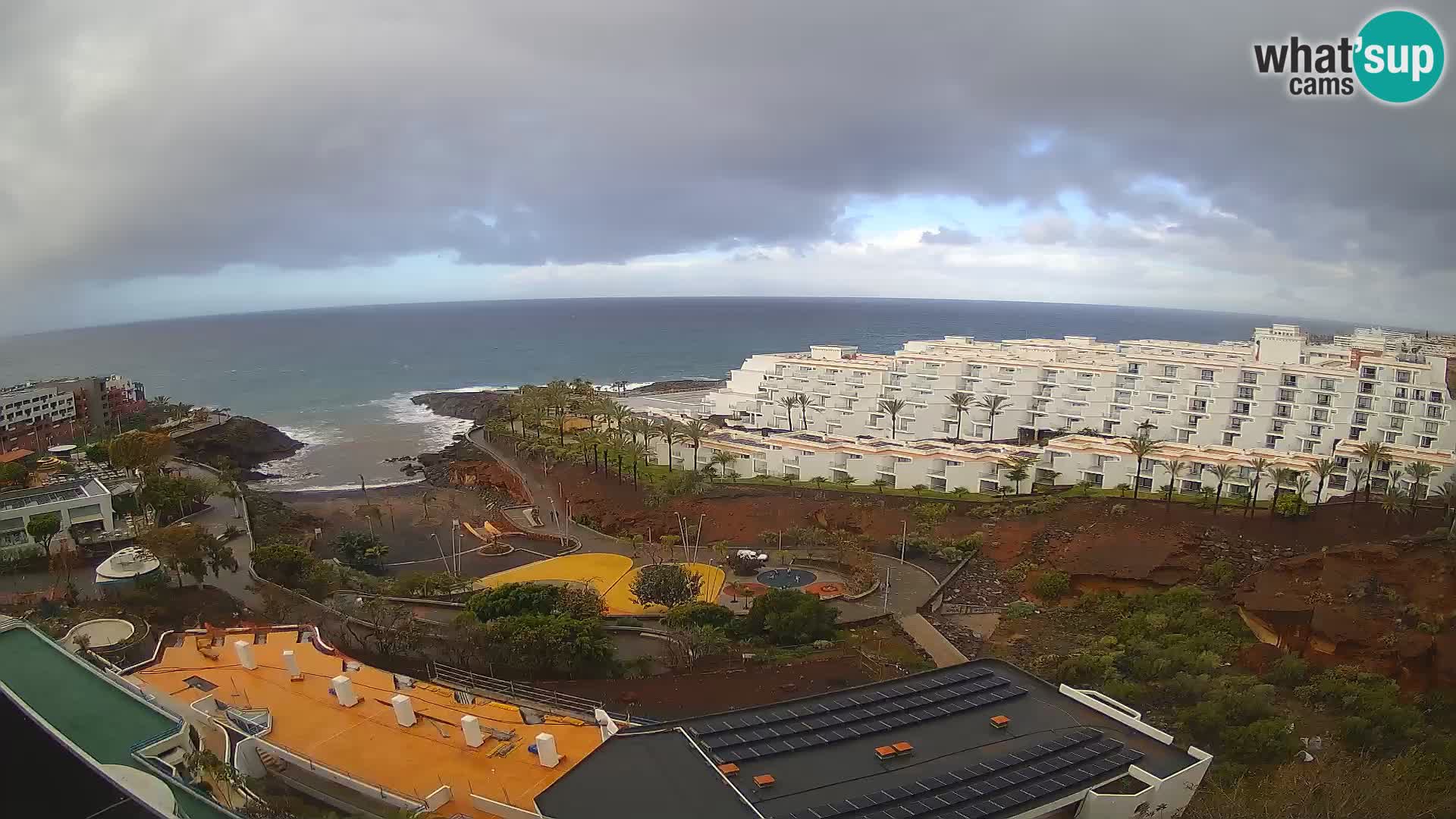 Live webcam Playa de Las Galgas – Playa Paraiso – La Gomera island – Adeje – Tenerife