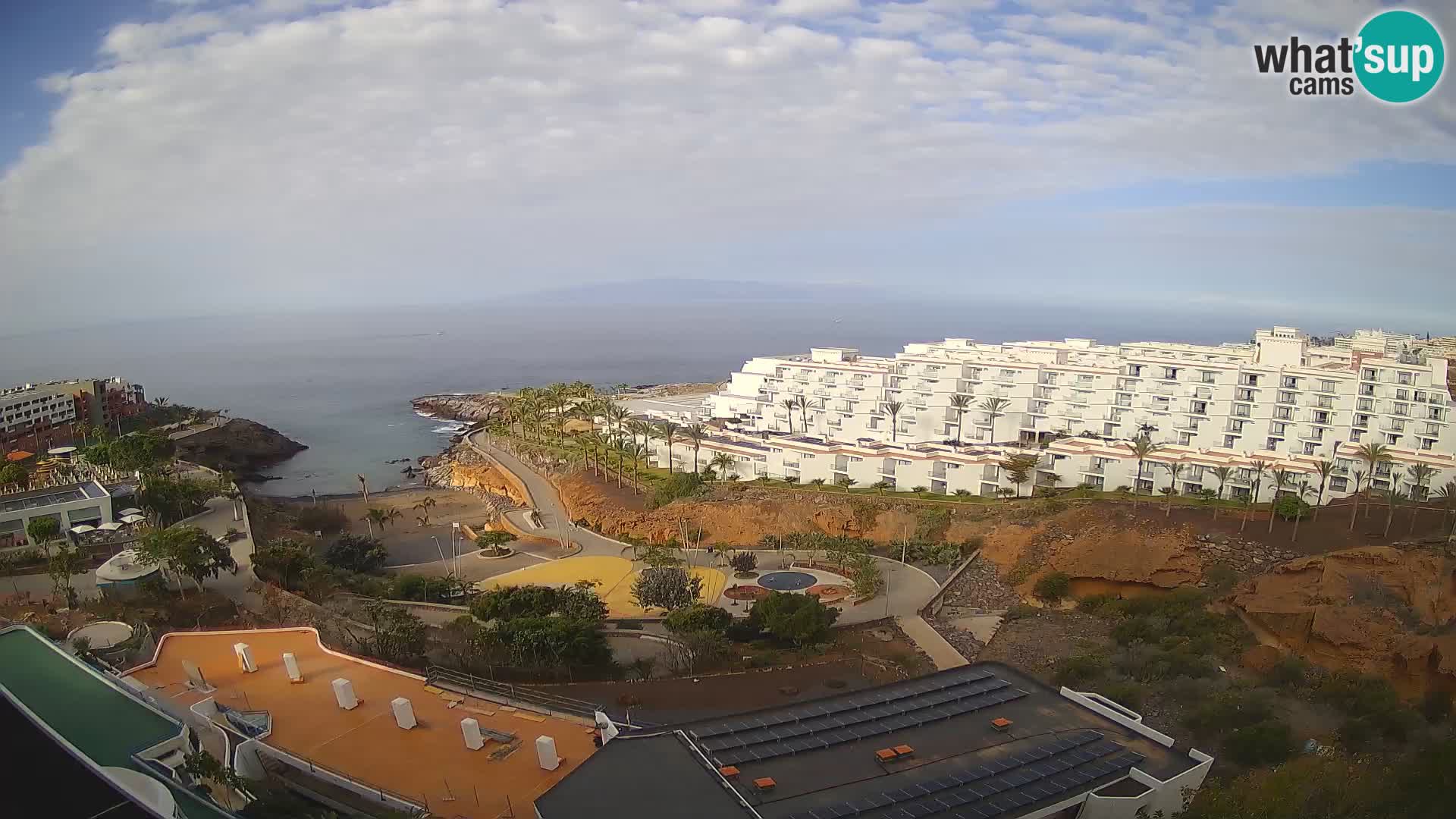 Web kamera uživo Playa de Las Galgas – Playa Paraiso – otok La Gomera – Costa Adeje – Tenerife