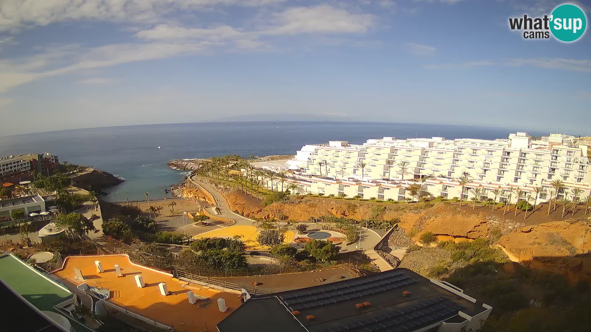 Webcam en vivo Playa de Las Galgas – Playa Paraíso – Isla de La Gomera – Costa Adeje – Tenerife