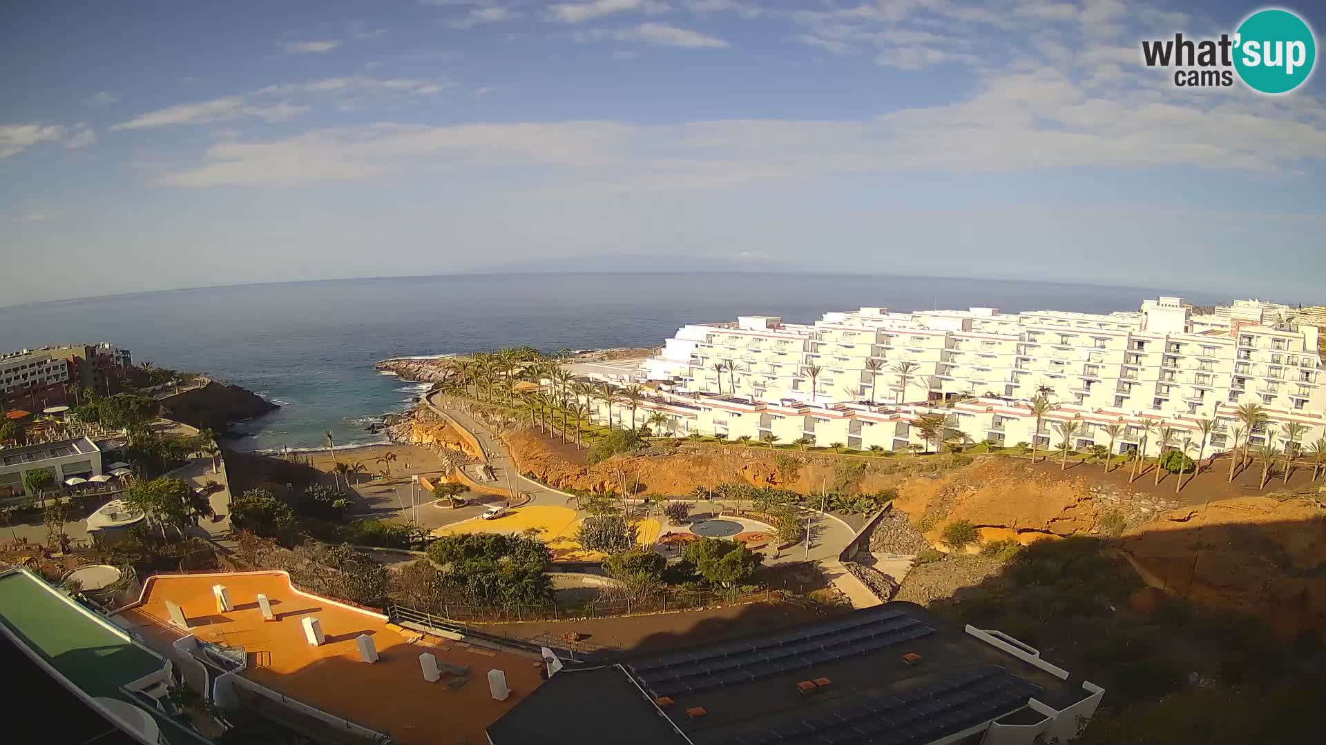 Webcam en vivo Playa de Las Galgas – Playa Paraíso – Isla de La Gomera – Costa Adeje – Tenerife