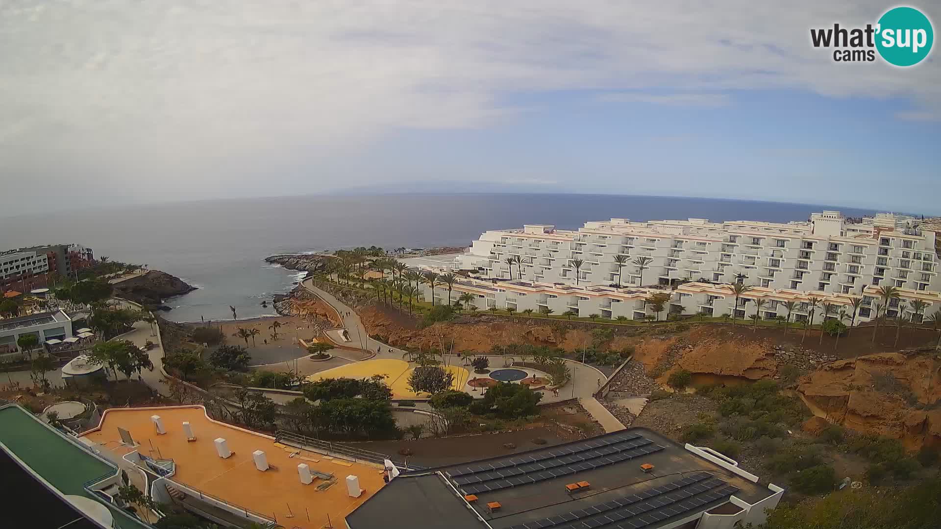 Webcam en vivo Playa de Las Galgas – Playa Paraíso – Isla de La Gomera – Costa Adeje – Tenerife