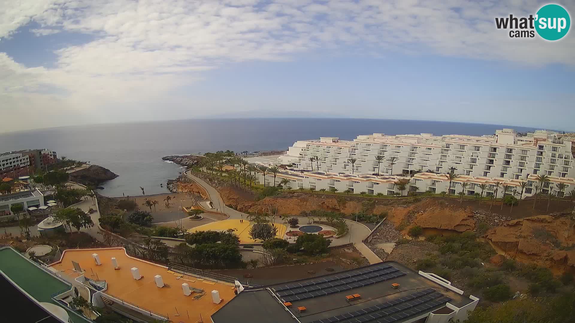 Webcam en vivo Playa de Las Galgas – Playa Paraíso – Isla de La Gomera – Costa Adeje – Tenerife