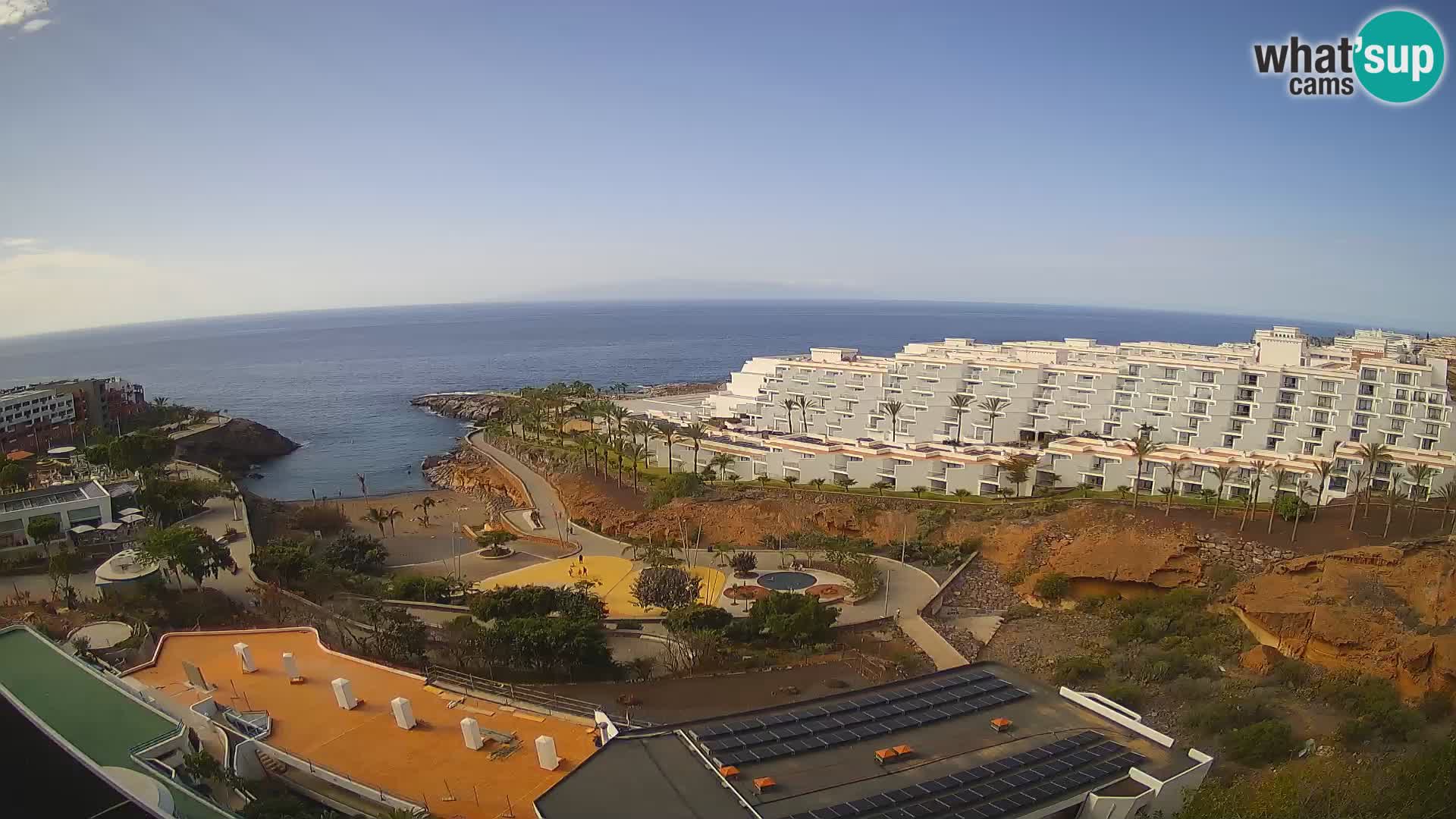 Webcam en vivo Playa de Las Galgas – Playa Paraíso – Isla de La Gomera – Costa Adeje – Tenerife