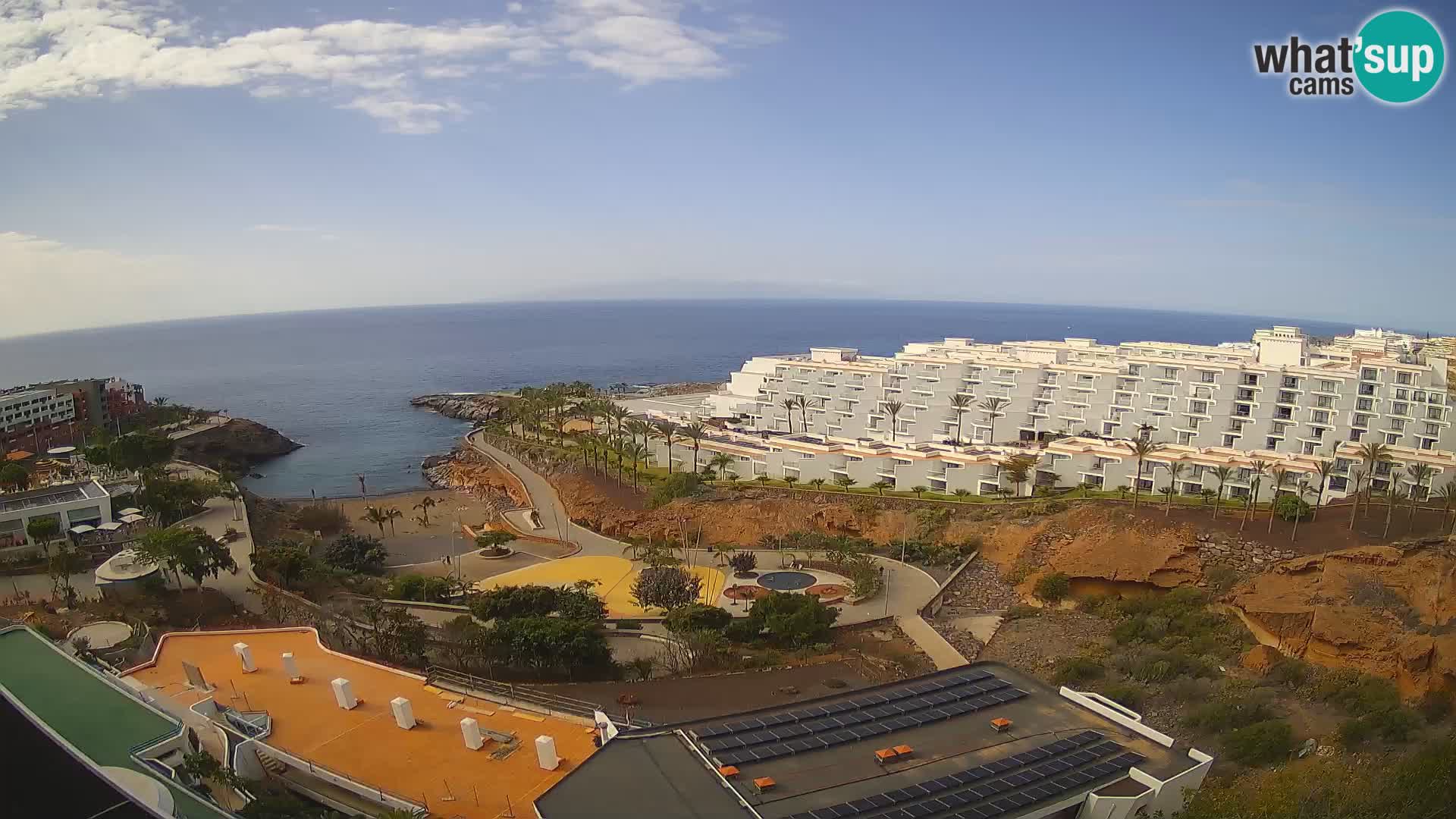 Web kamera uživo Playa de Las Galgas – Playa Paraiso – otok La Gomera – Costa Adeje – Tenerife
