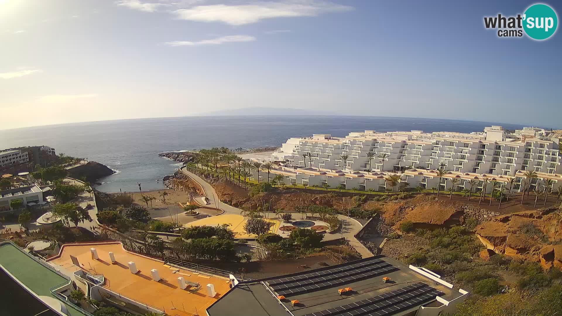 Web kamera uživo Playa de Las Galgas – Playa Paraiso – otok La Gomera – Costa Adeje – Tenerife