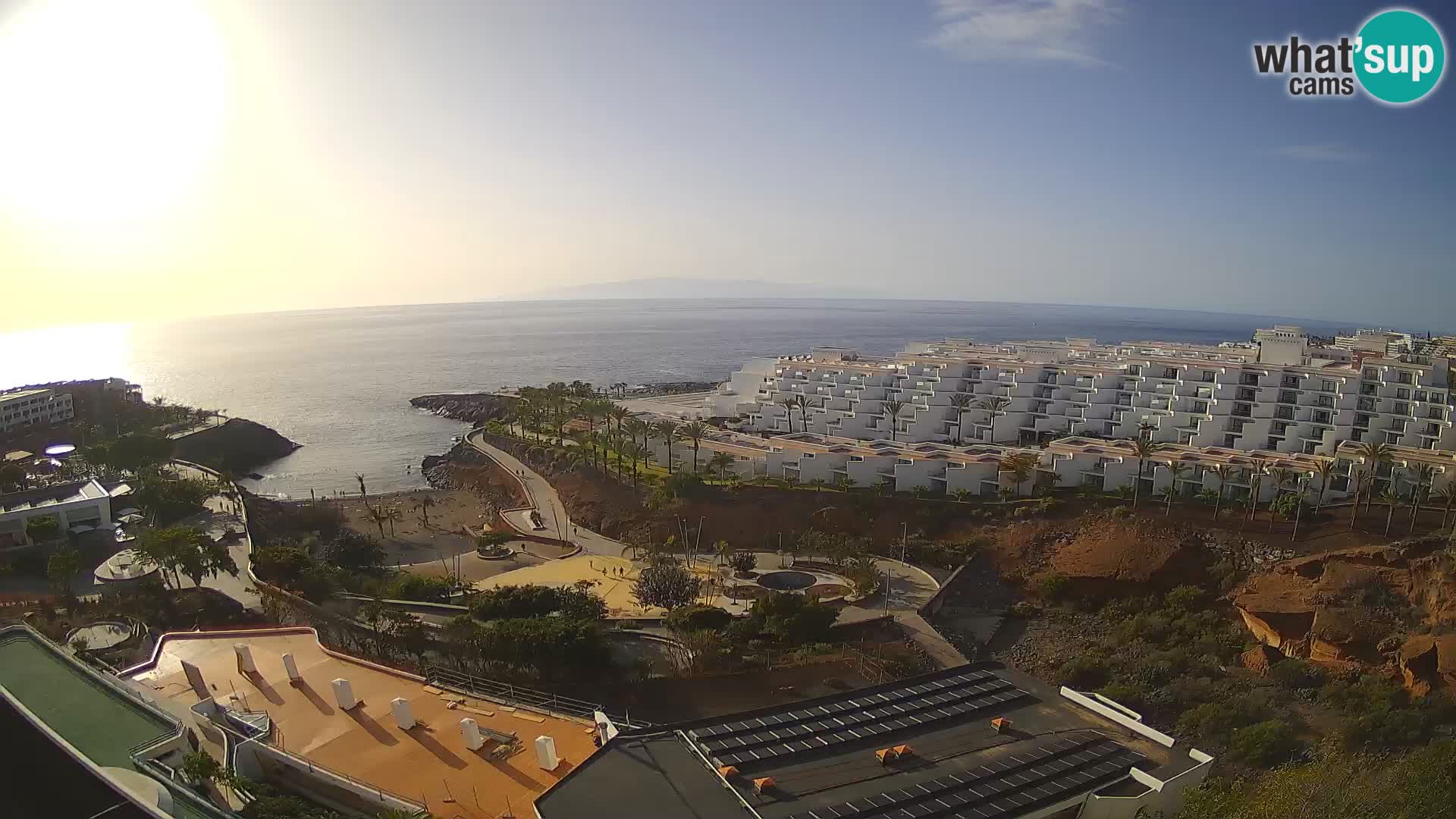 Webcam en vivo Playa de Las Galgas – Playa Paraíso – Isla de La Gomera – Costa Adeje – Tenerife