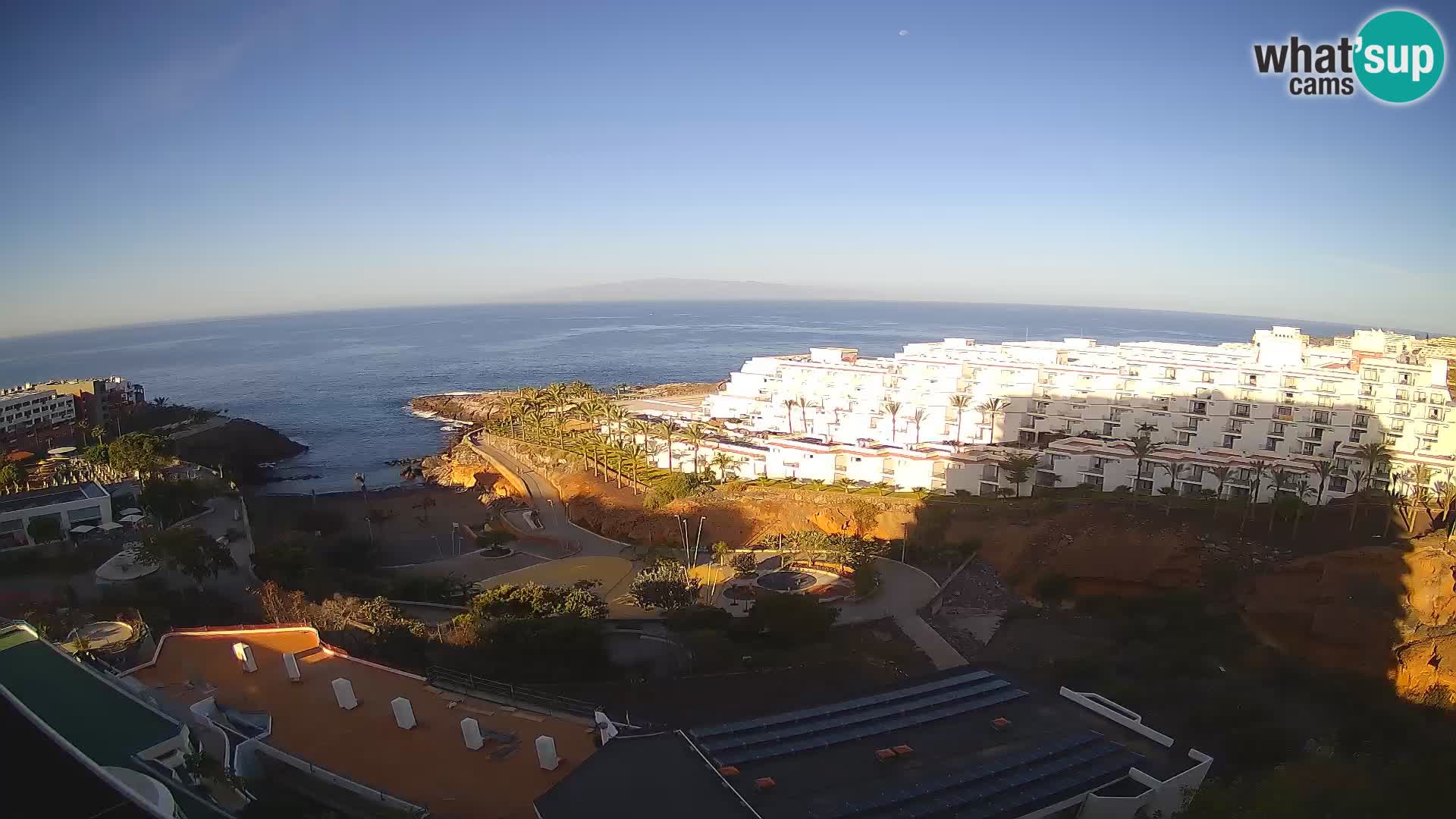 Webcam live spiaggia Las Galgas – Playa Paraiso – Isola La Gomera – Costa Adeje – Tenerife