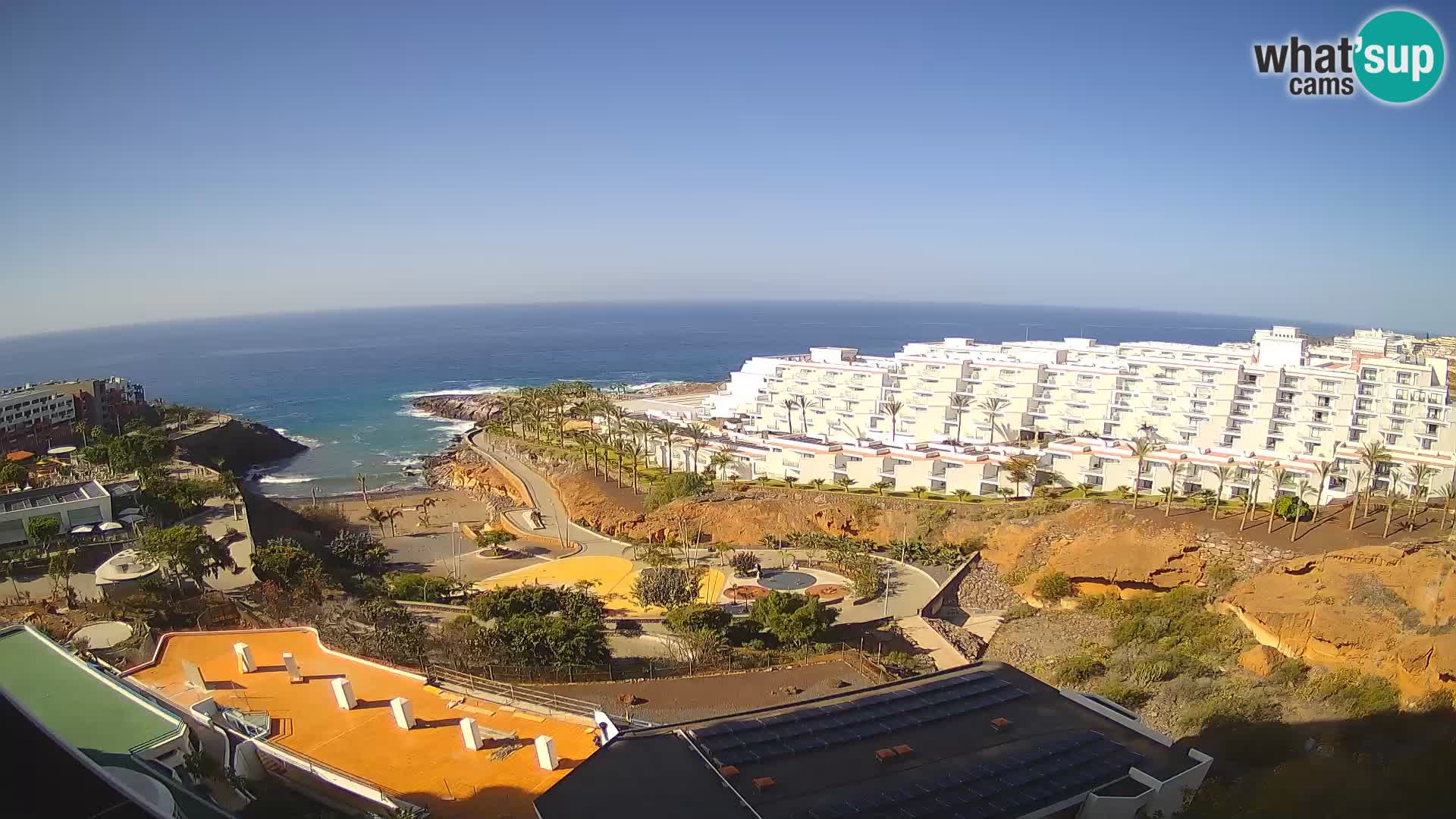 Webcam live spiaggia Las Galgas – Playa Paraiso – Isola La Gomera – Costa Adeje – Tenerife