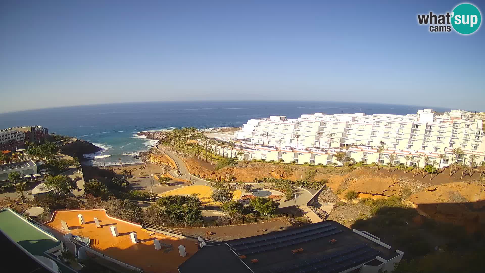 Web kamera uživo Playa de Las Galgas – Playa Paraiso – otok La Gomera – Costa Adeje – Tenerife