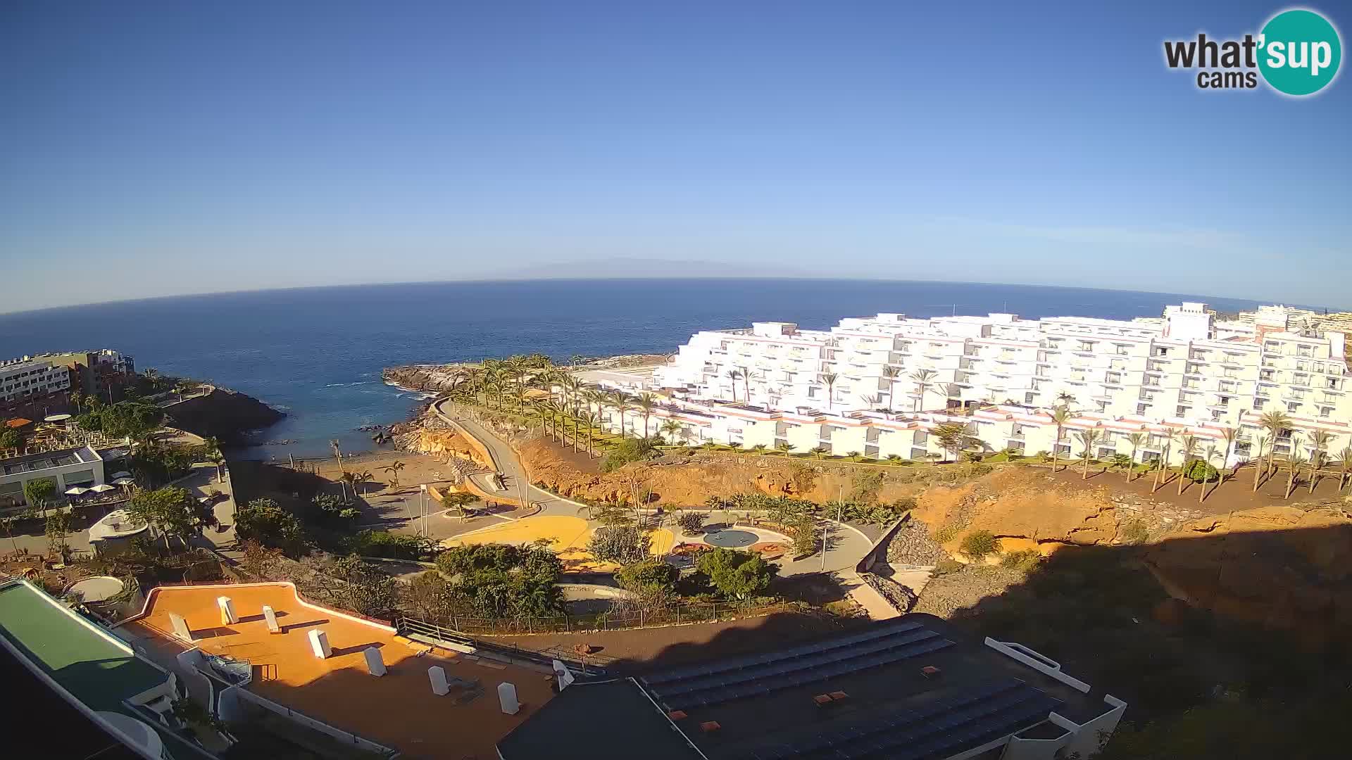 Webcam live spiaggia Las Galgas – Playa Paraiso – Isola La Gomera – Costa Adeje – Tenerife