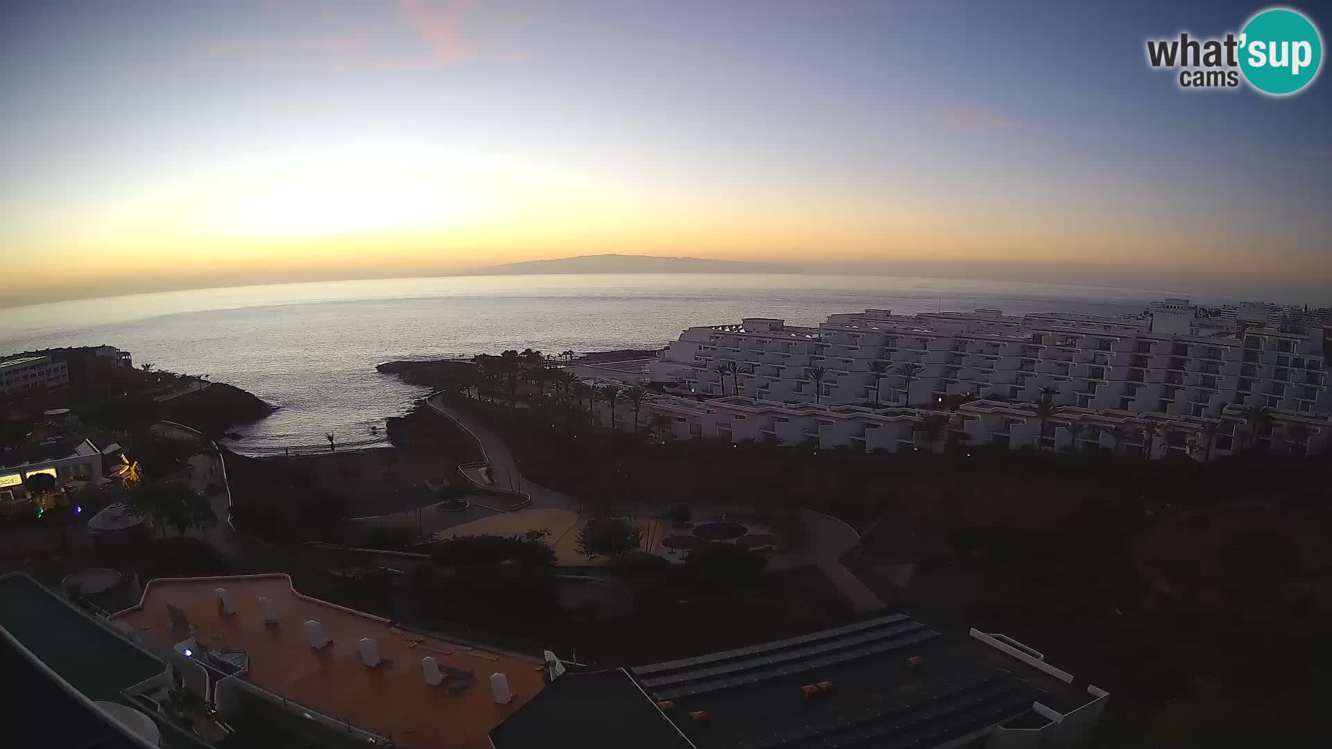 Webcam en vivo Playa de Las Galgas – Playa Paraíso – Isla de La Gomera – Costa Adeje – Tenerife