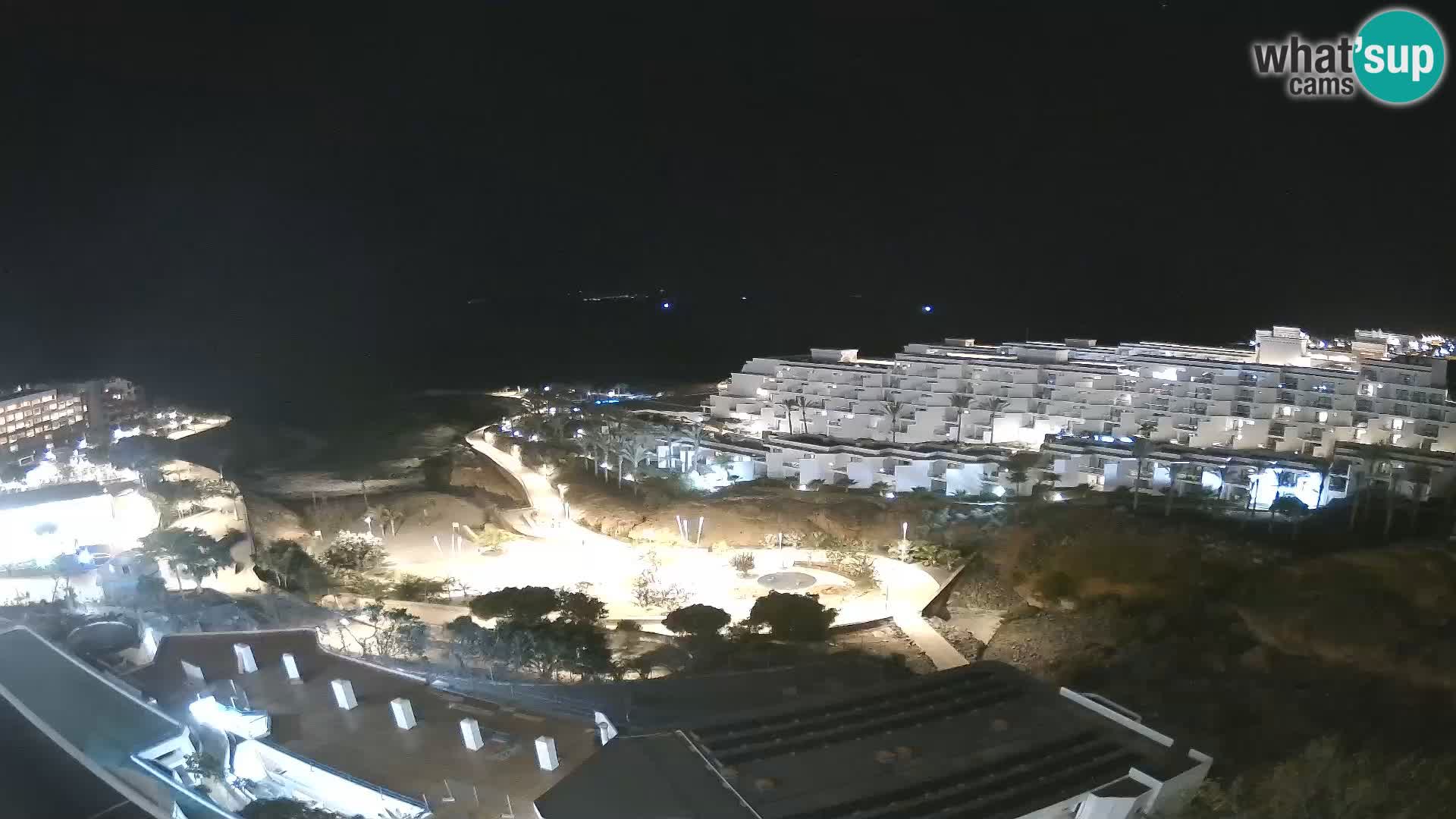 Live webcam Playa de Las Galgas – Playa Paraiso – La Gomera island – Adeje – Tenerife