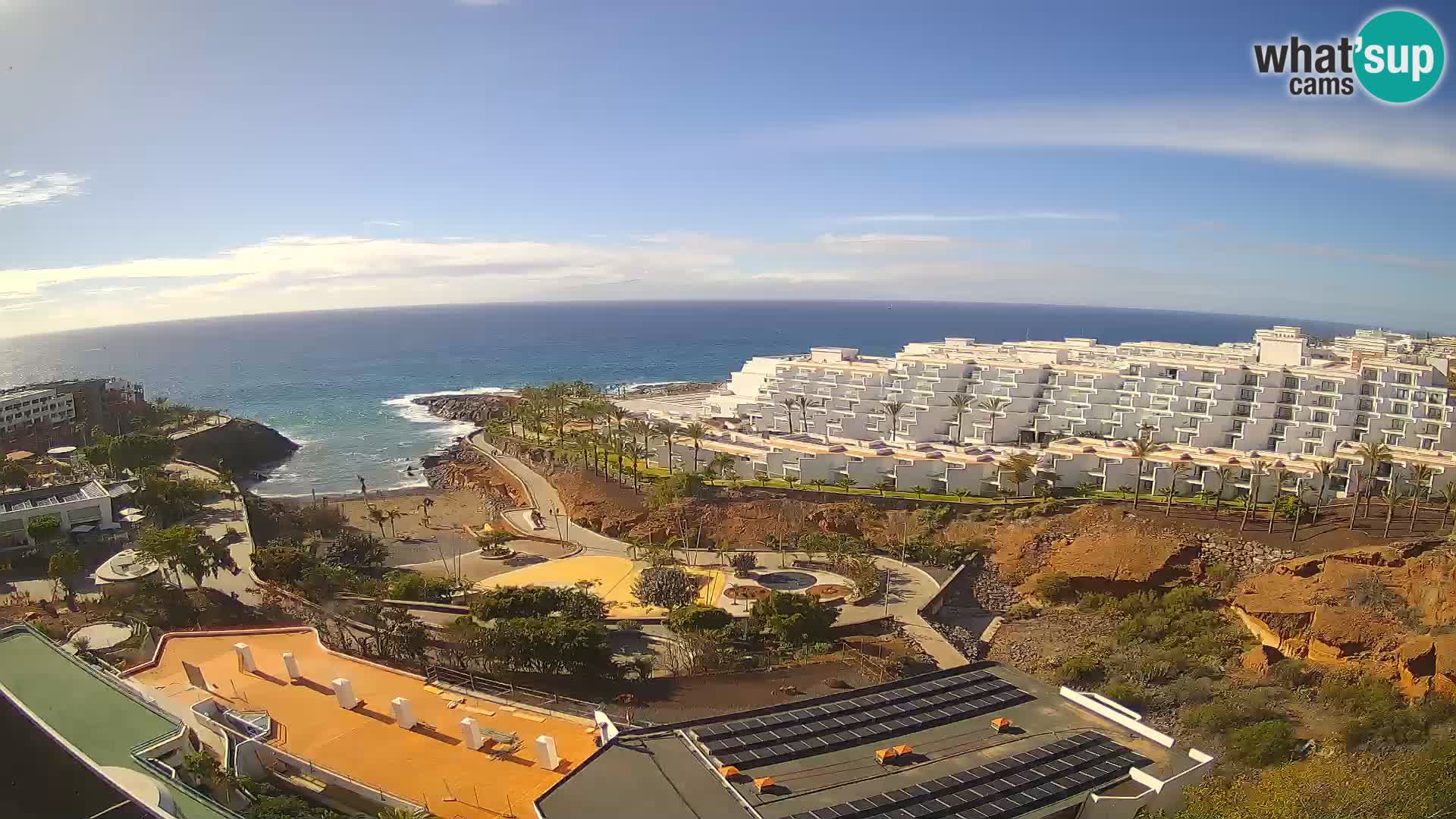 Webcam en direct Playa de Las Galgas – Playa Paraiso – île de La Gomera – Costa Adeje – Tenerife