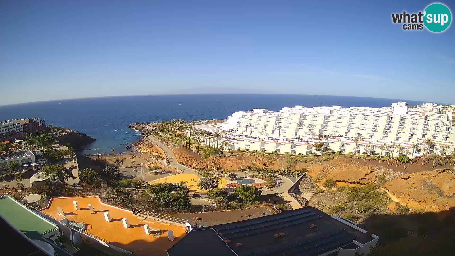 Live-Webcam Las Galgas Strand – Playa Paraiso – Insel La Gomera – Costa Adeje – Teneriffa