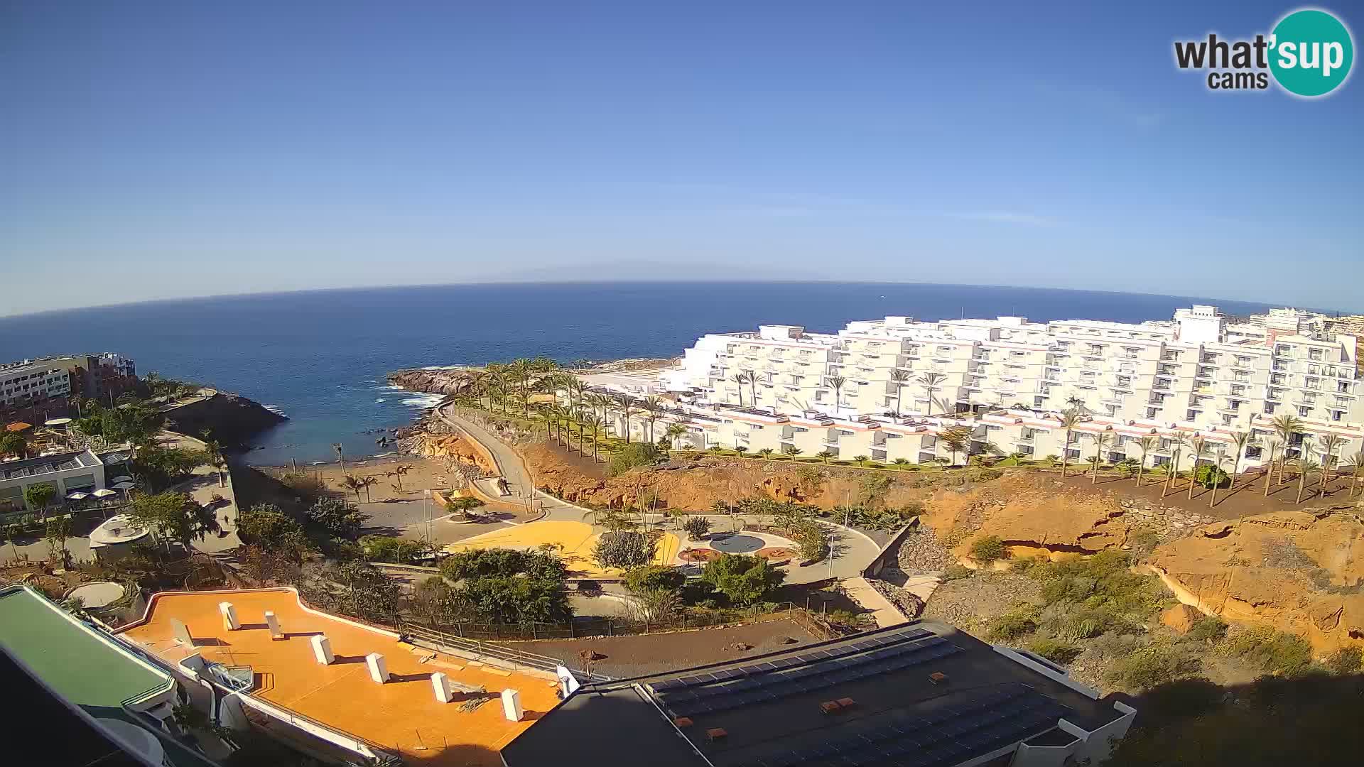 Webcam live spiaggia Las Galgas – Playa Paraiso – Isola La Gomera – Costa Adeje – Tenerife