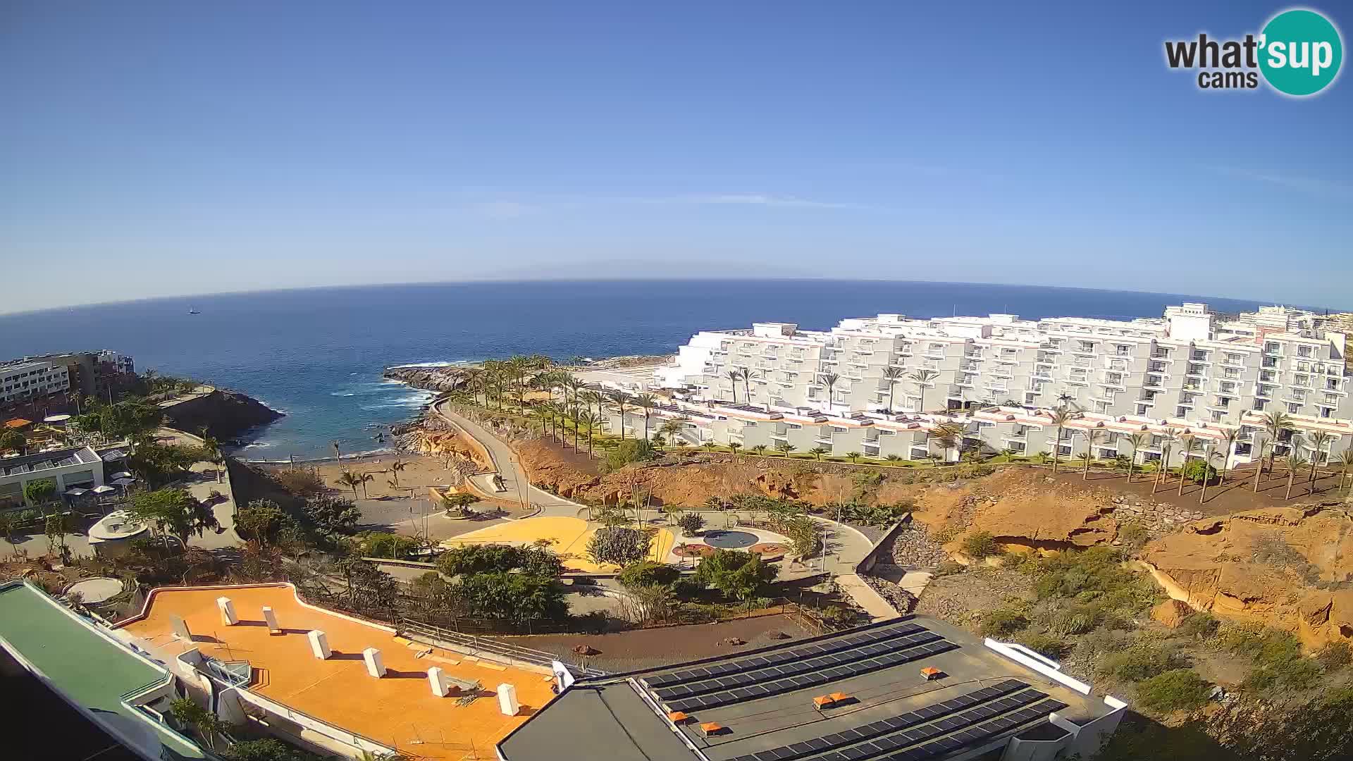 Live-Webcam Las Galgas Strand – Playa Paraiso – Insel La Gomera – Costa Adeje – Teneriffa
