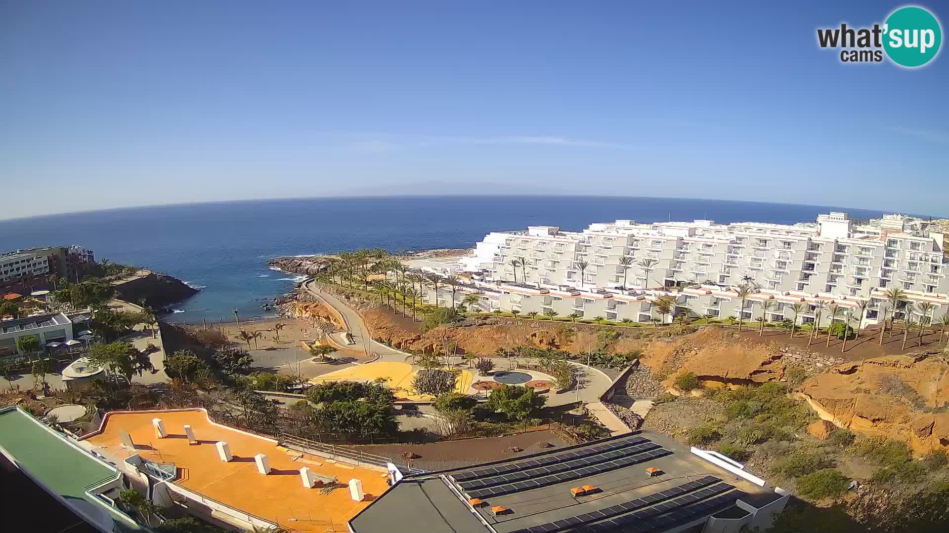 Live-Webcam Las Galgas Strand – Playa Paraiso – Insel La Gomera – Costa Adeje – Teneriffa