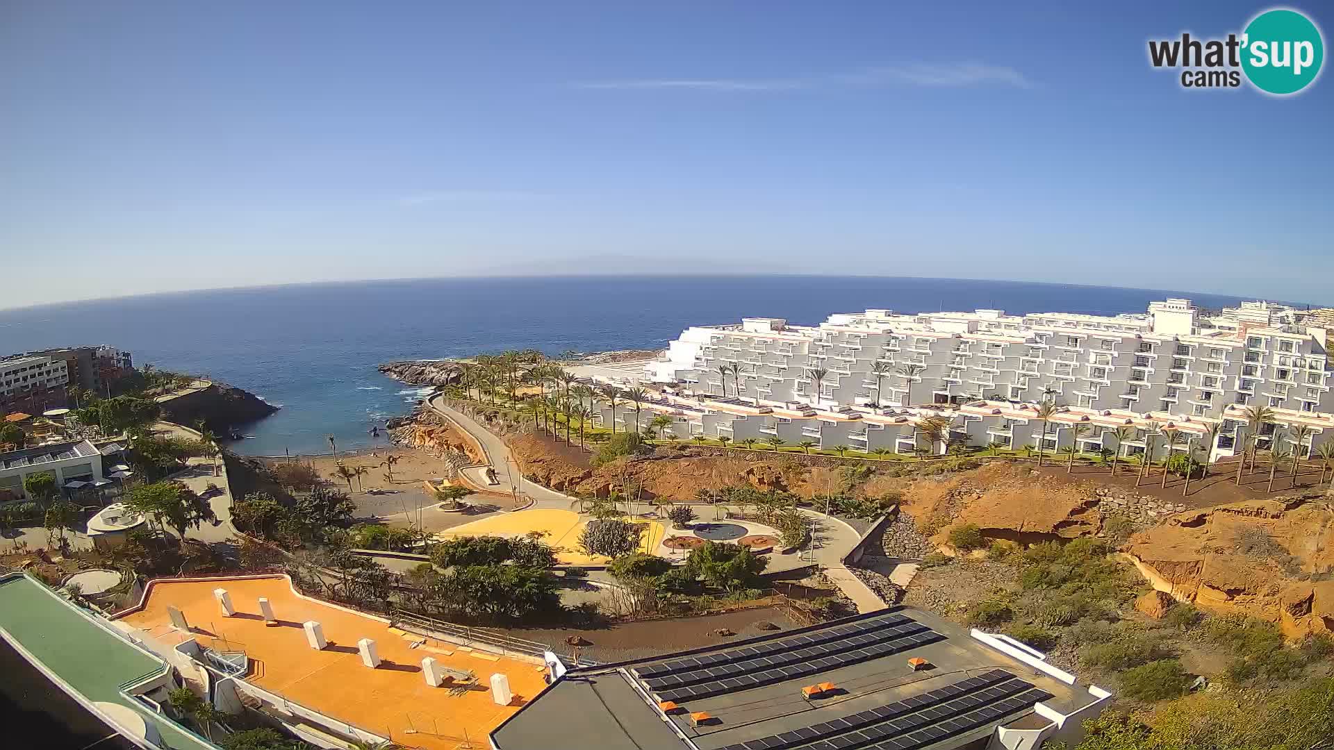 Live-Webcam Las Galgas Strand – Playa Paraiso – Insel La Gomera – Costa Adeje – Teneriffa