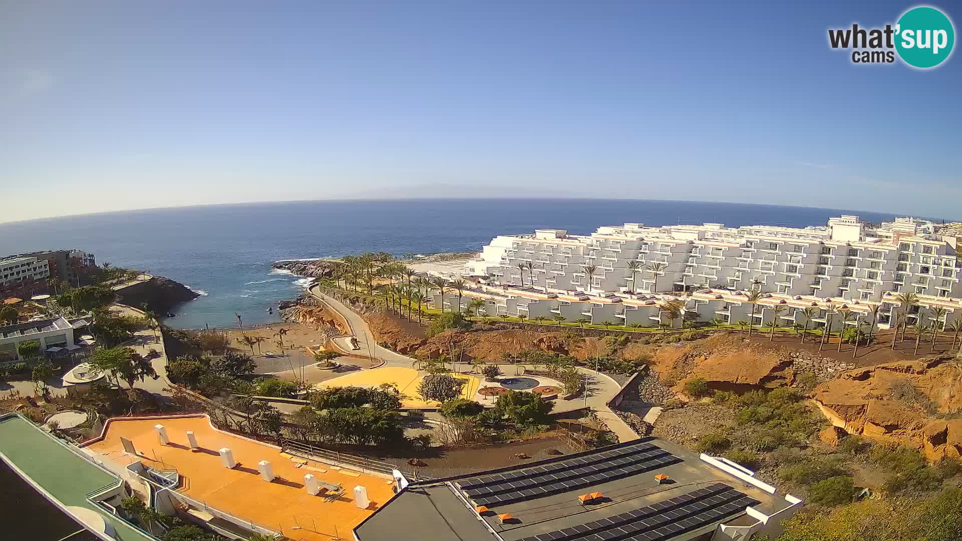 Webcam en vivo Playa de Las Galgas – Playa Paraíso – Isla de La Gomera – Costa Adeje – Tenerife