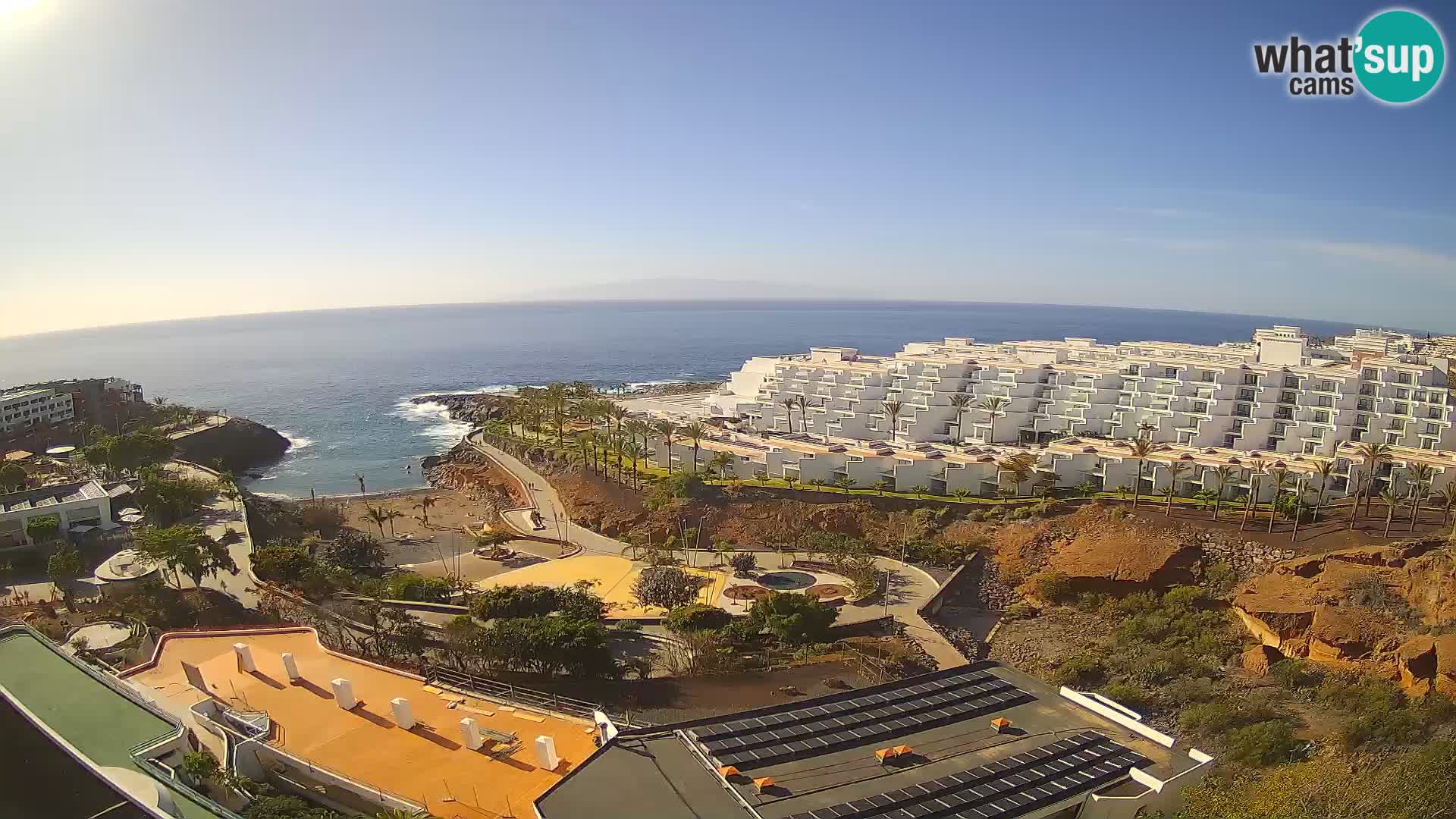 Webcam en vivo Playa de Las Galgas – Playa Paraíso – Isla de La Gomera – Costa Adeje – Tenerife