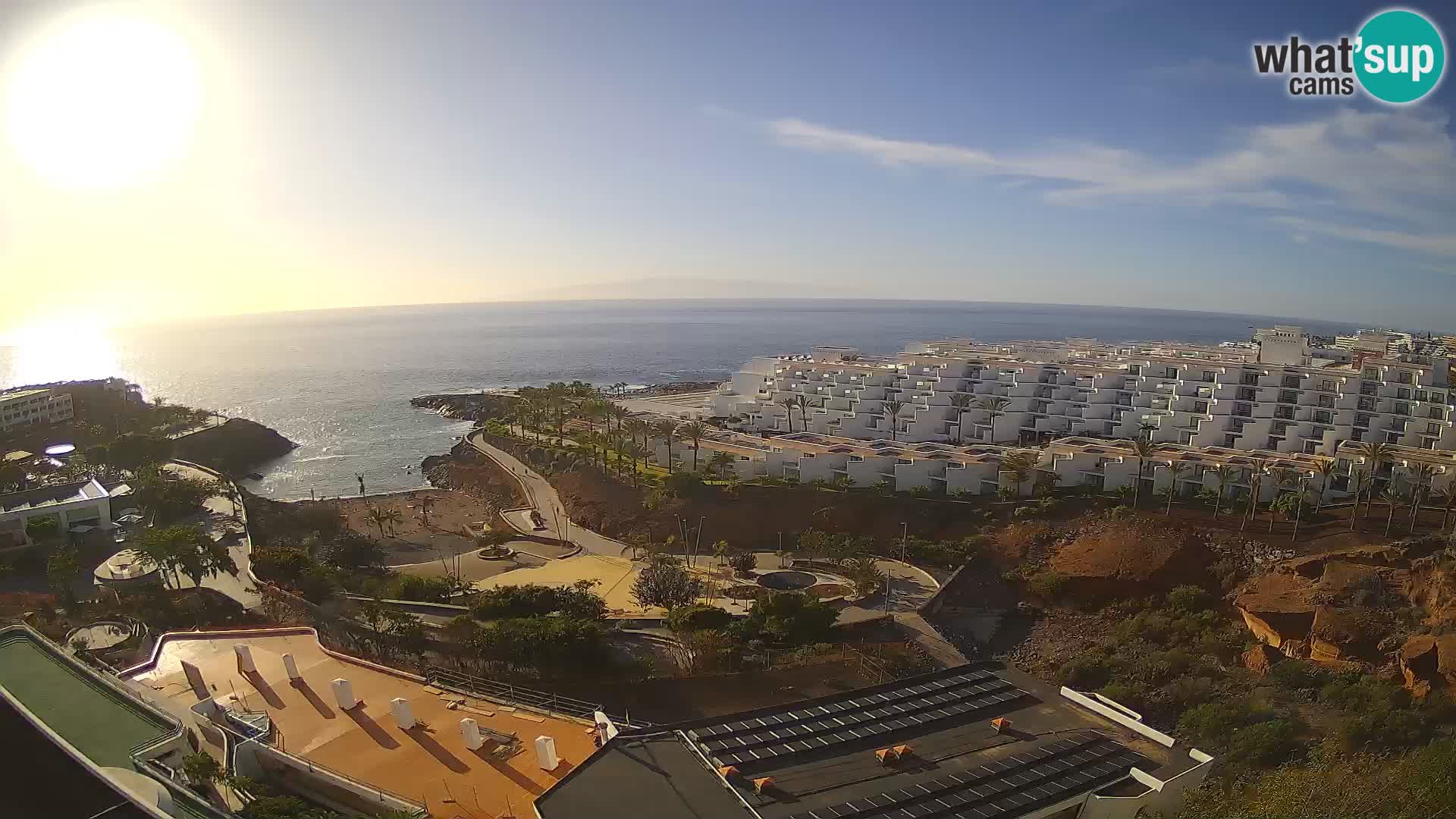 Webcam en vivo Playa de Las Galgas – Playa Paraíso – Isla de La Gomera – Costa Adeje – Tenerife