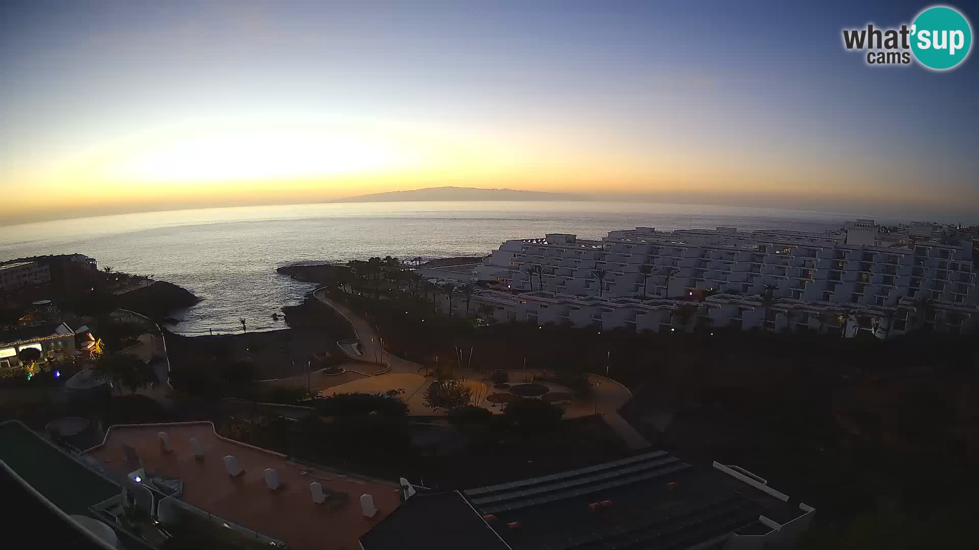 Web kamera uživo Playa de Las Galgas – Playa Paraiso – otok La Gomera – Costa Adeje – Tenerife