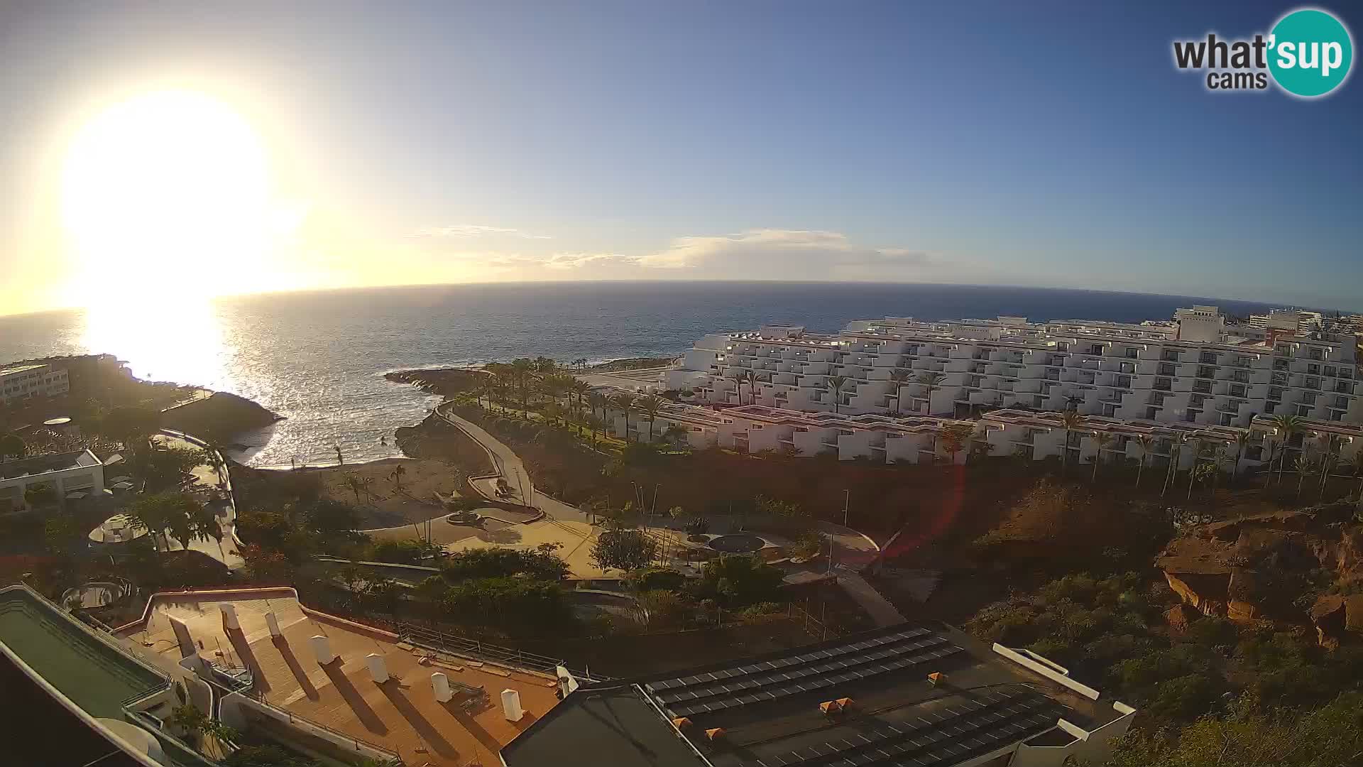 Spletna kamera v živo Las Galgas plaža – Playa Paraiso – otok La Gomera – Costa Adeje – Tenerife