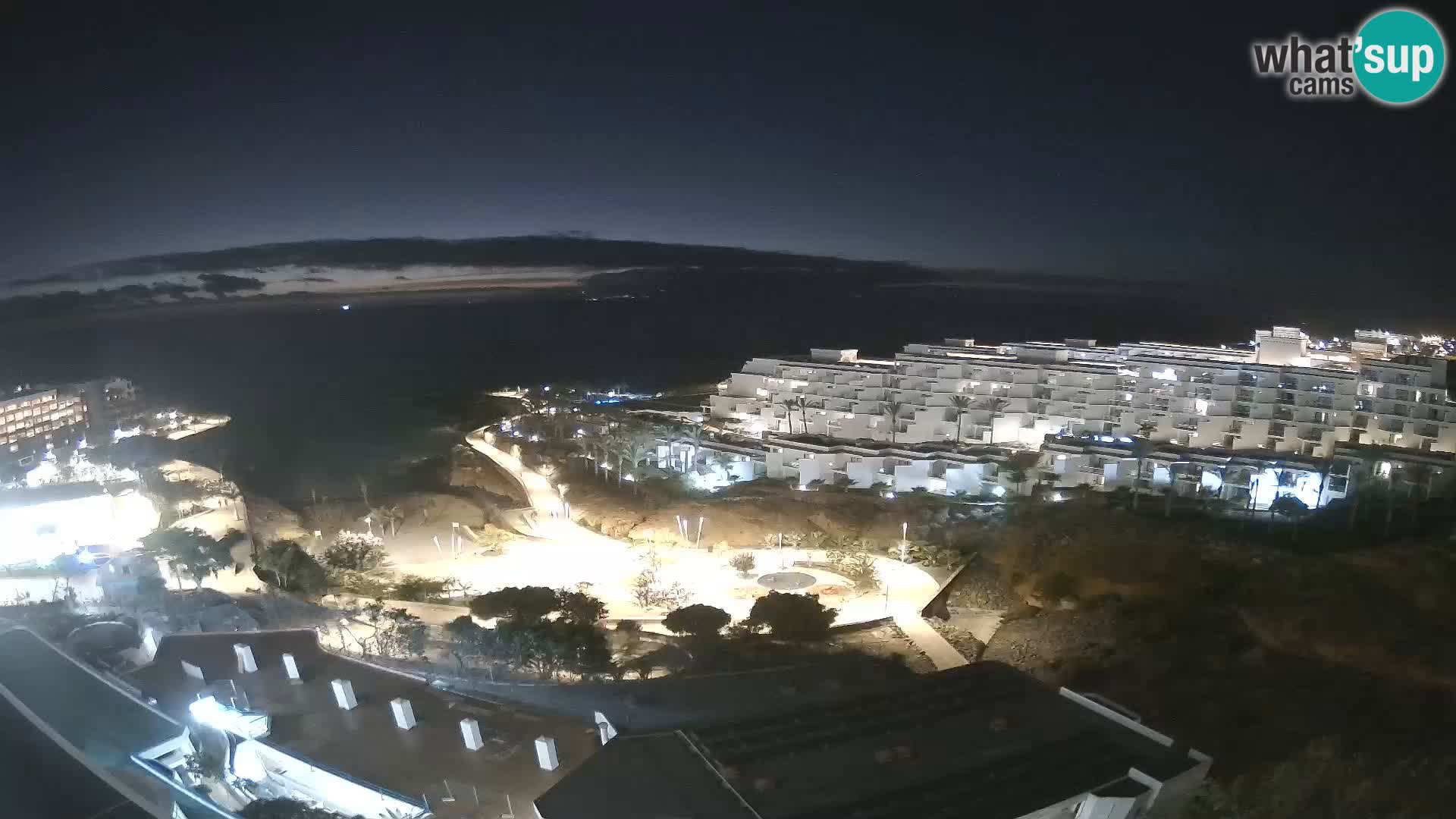 Live webcam Playa de Las Galgas – Playa Paraiso – La Gomera island – Adeje – Tenerife