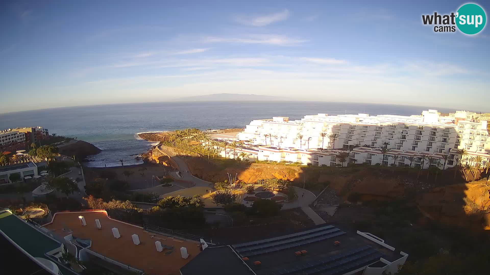 Webcam en vivo Playa de Las Galgas – Playa Paraíso – Isla de La Gomera – Costa Adeje – Tenerife