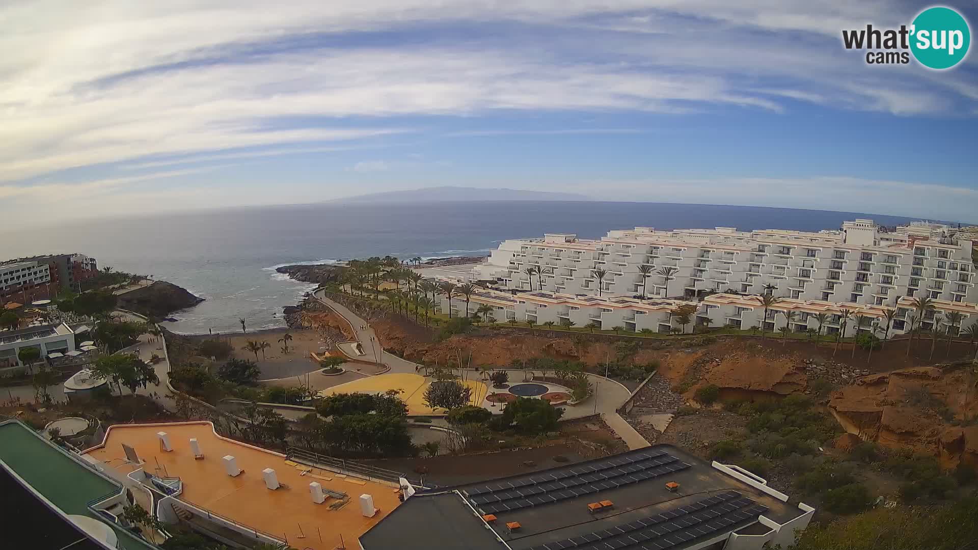 Live-Webcam Las Galgas Strand – Playa Paraiso – Insel La Gomera – Costa Adeje – Teneriffa