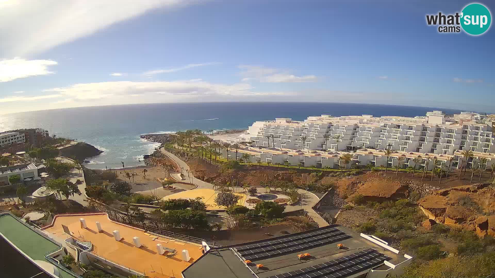 Webcam live spiaggia Las Galgas – Playa Paraiso – Isola La Gomera – Costa Adeje – Tenerife
