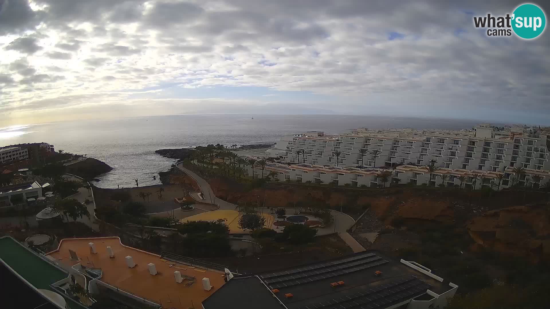 Spletna kamera v živo Las Galgas plaža – Playa Paraiso – otok La Gomera – Costa Adeje – Tenerife