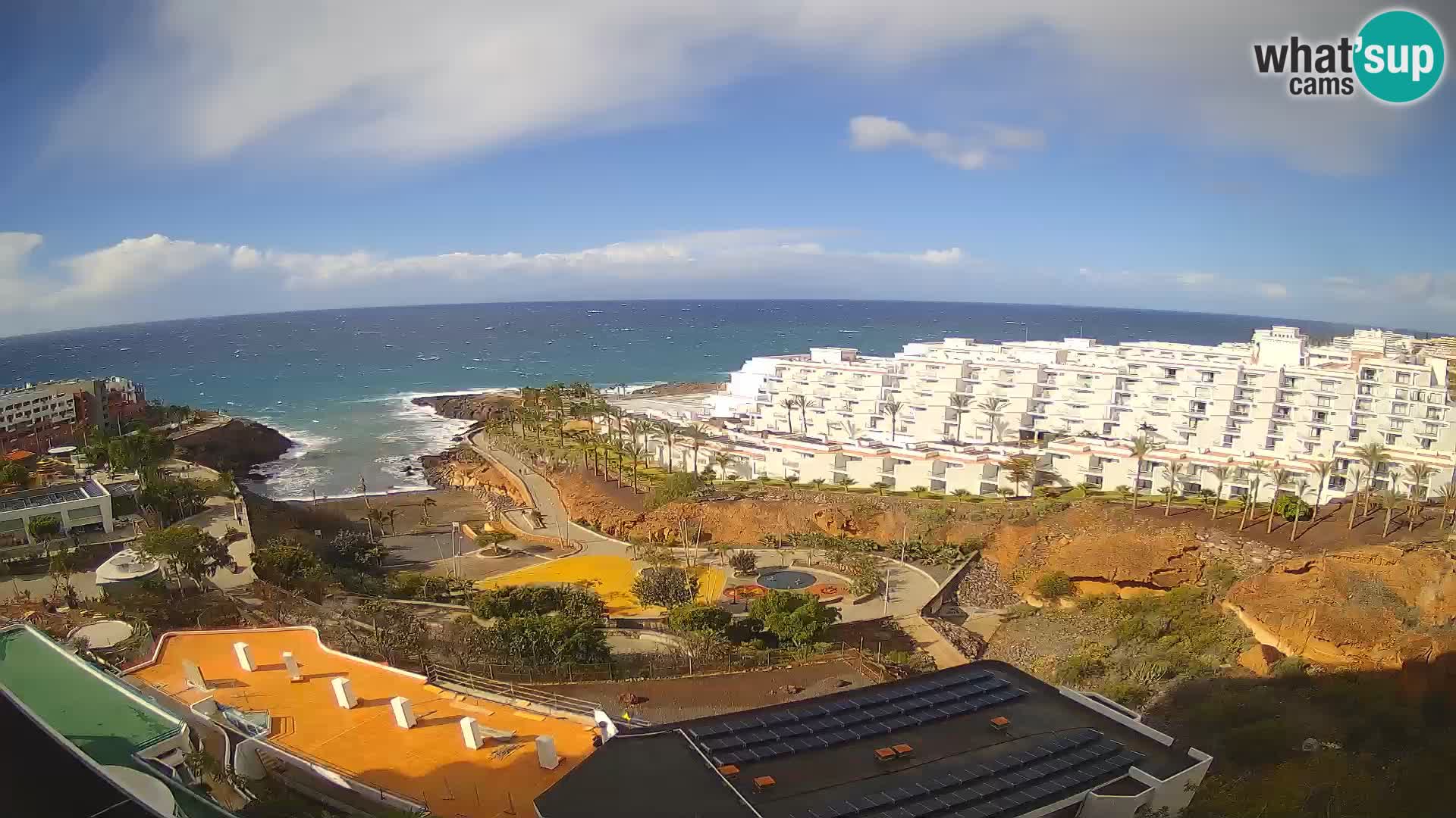 Live-Webcam Las Galgas Strand – Playa Paraiso – Insel La Gomera – Costa Adeje – Teneriffa