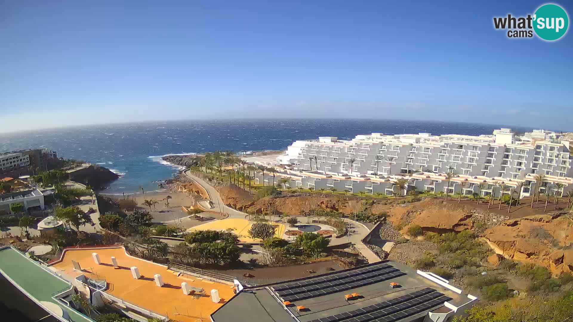 Webcam en direct Playa de Las Galgas – Playa Paraiso – île de La Gomera – Costa Adeje – Tenerife